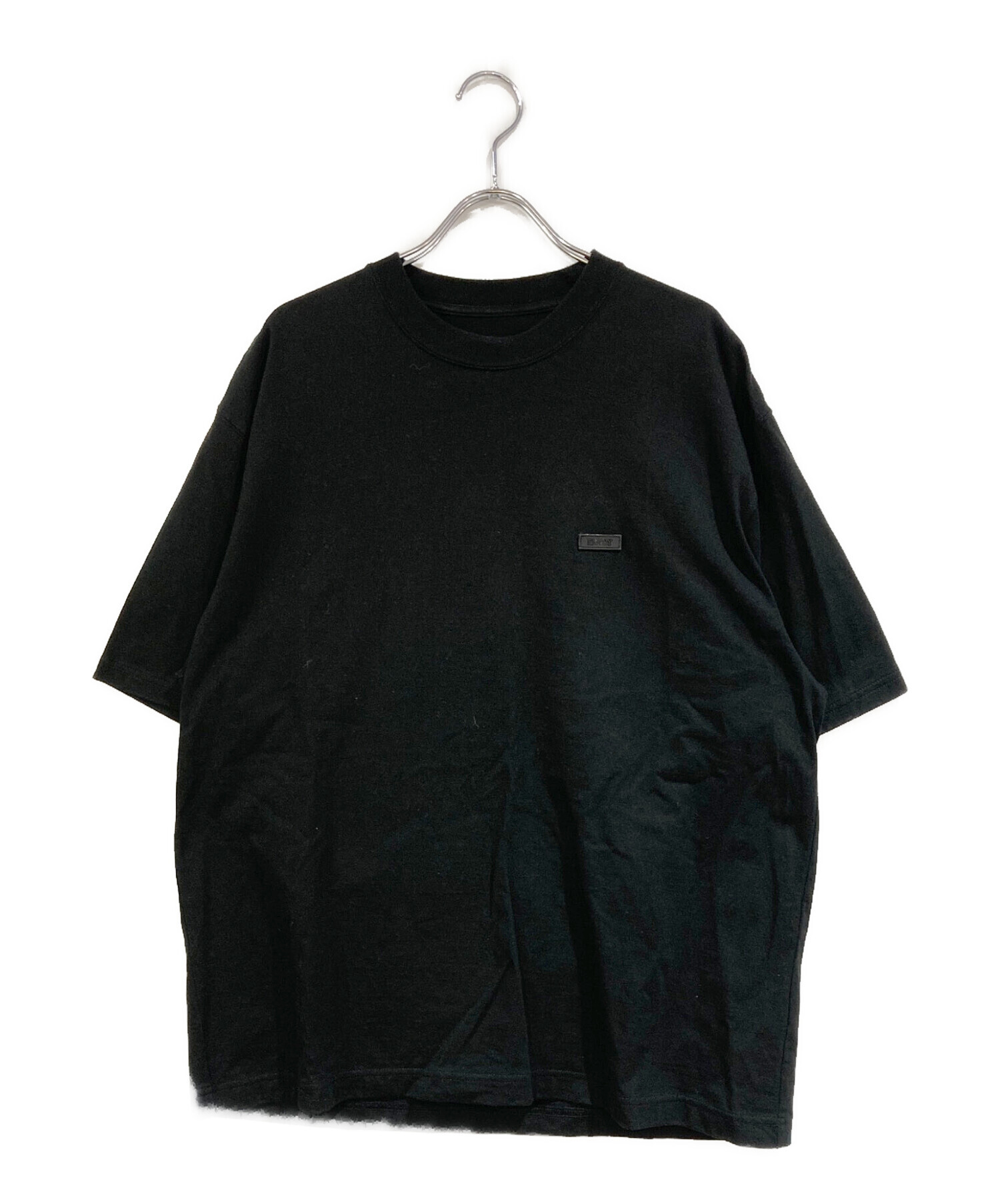 中古・古着通販】ENNOY (エンノイ) ラバーロゴ クルーネック Tシャツ 