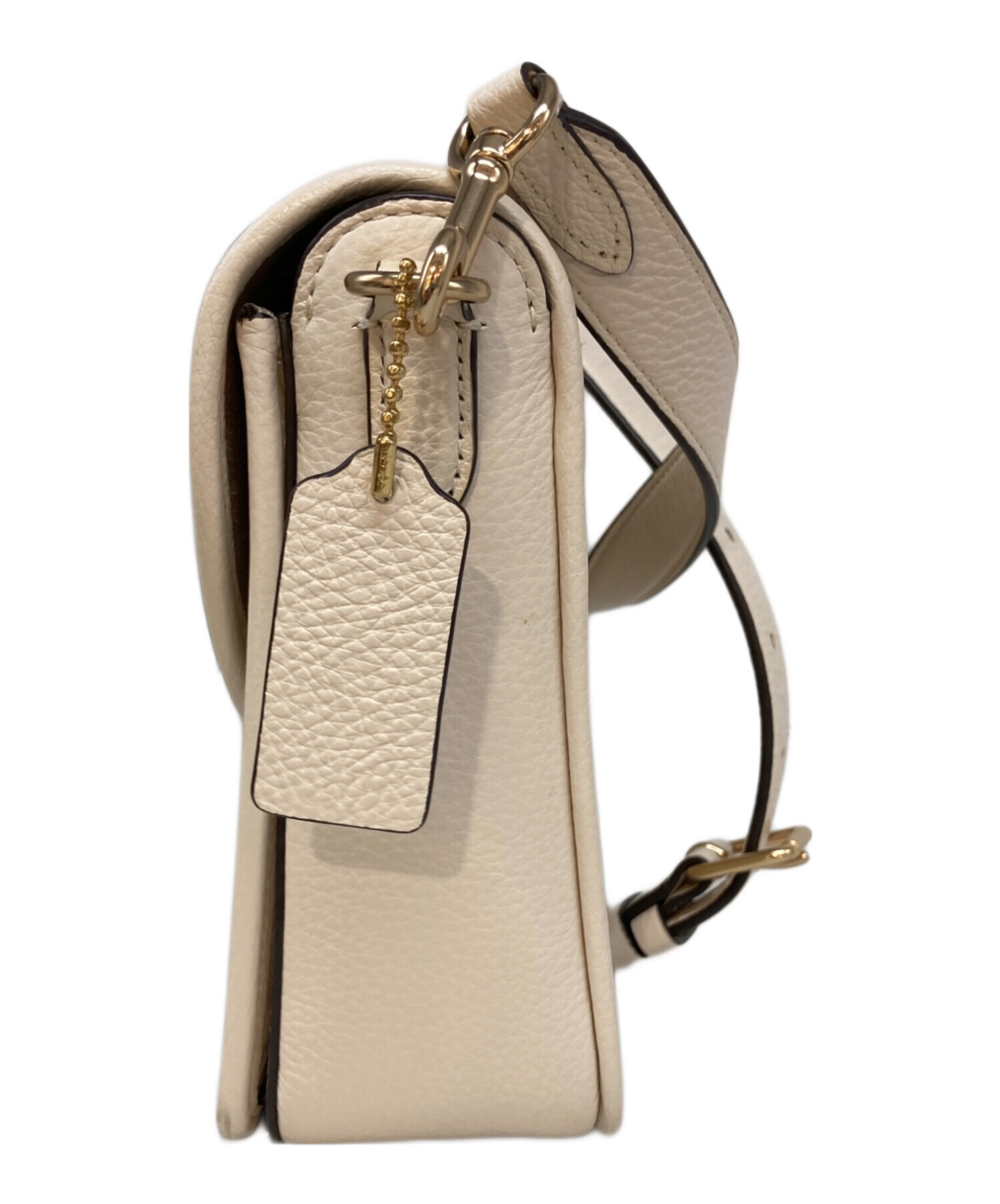 [未使用品]Coach ボディバッグ ベージュ/ブラック コーチ COACH ボディバッグ CV763 シグネチャー ユニセックス