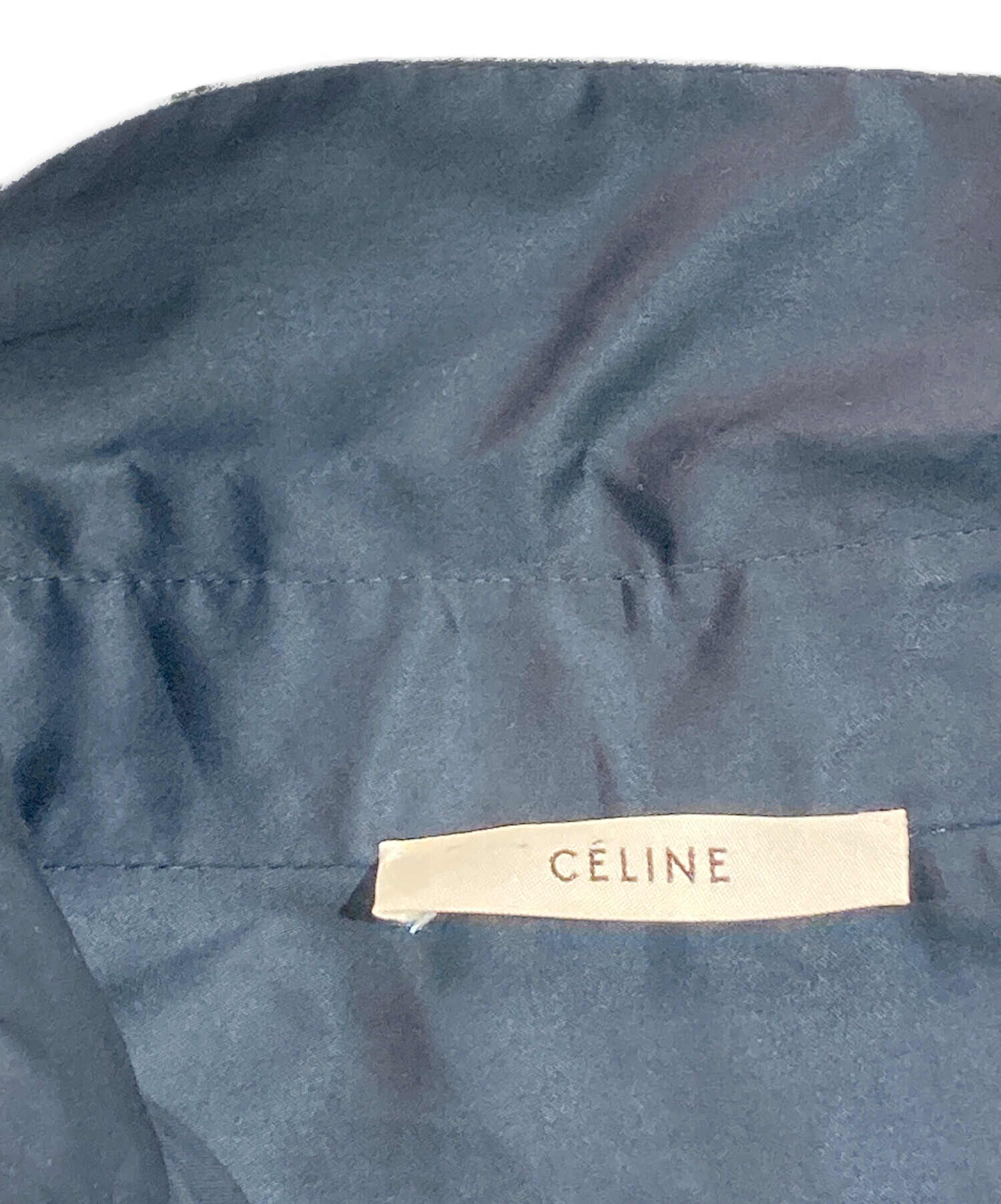 中古・古着通販】CELINE (セリーヌ) ベルテッドシャツワンピース