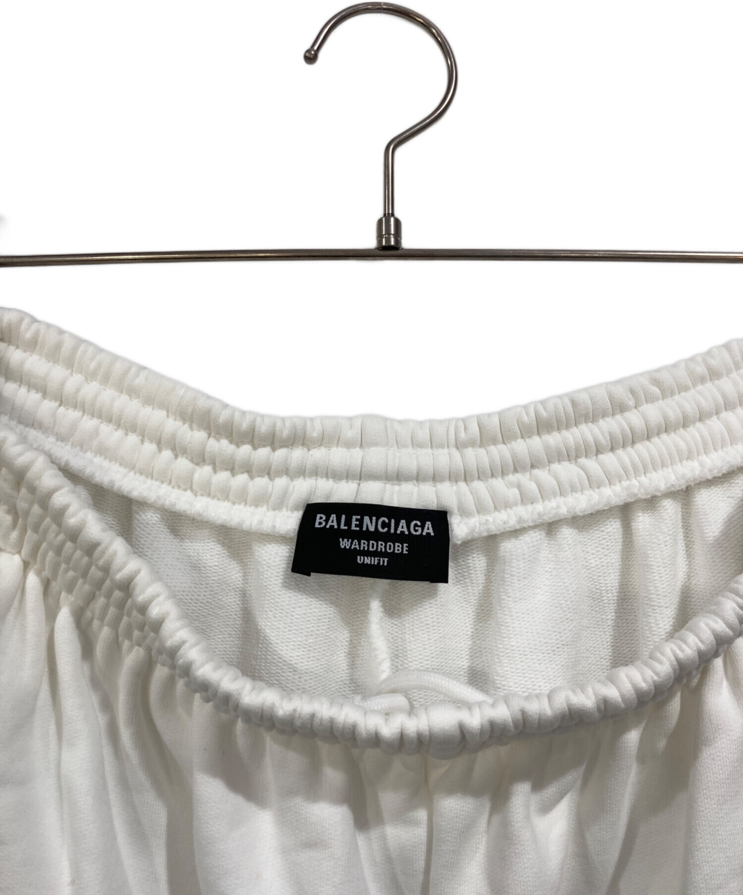 中古・古着通販】BALENCIAGA (バレンシアガ) ロゴ刺繍スウェットハーフ