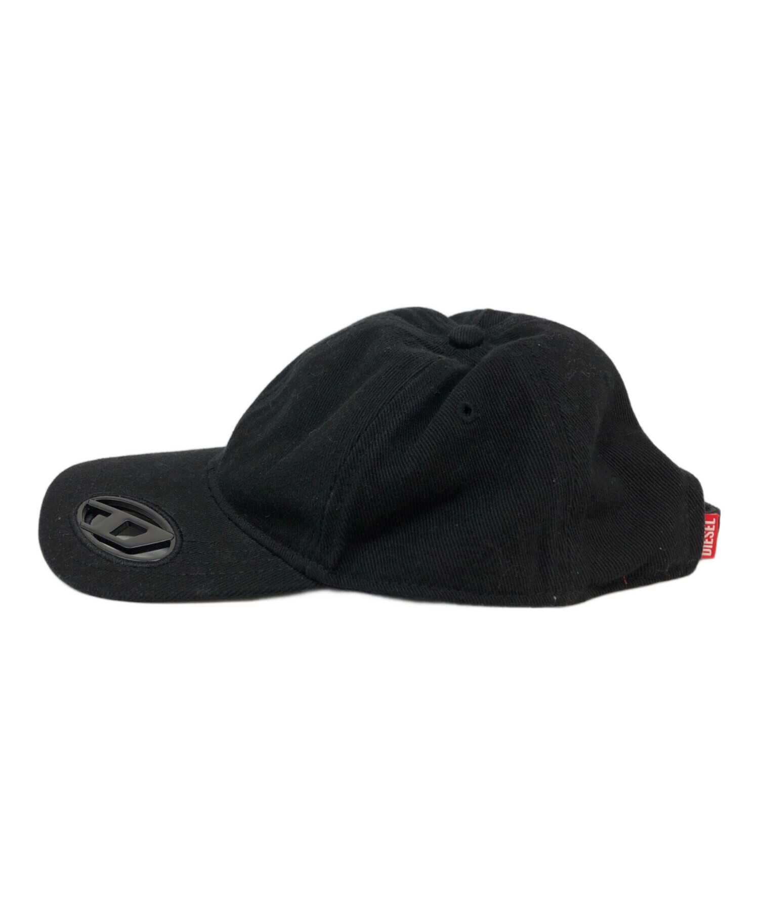 DIESEL ダメージ加工 ブラックキャップ 中古・古着通販】DIESEL (ディーゼル) キャップ ブラック｜ブランド