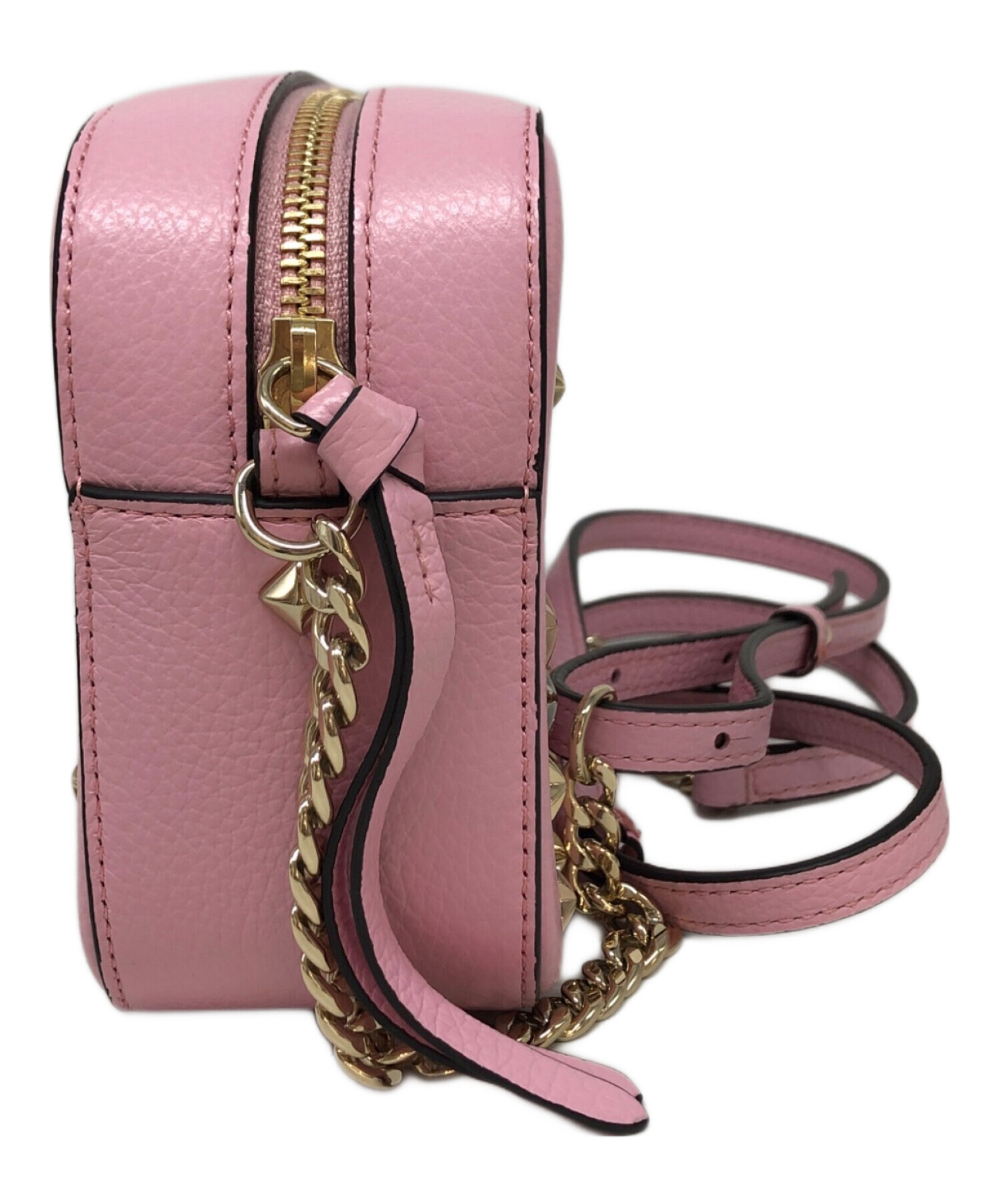ジルチュ JILTU ショルダーバッグ 新品未使用 タグ付き ピンク バッグ 中古・古着通販】JIMMY CHOO (ジミーチュウ) LULLABY U/スタッズ