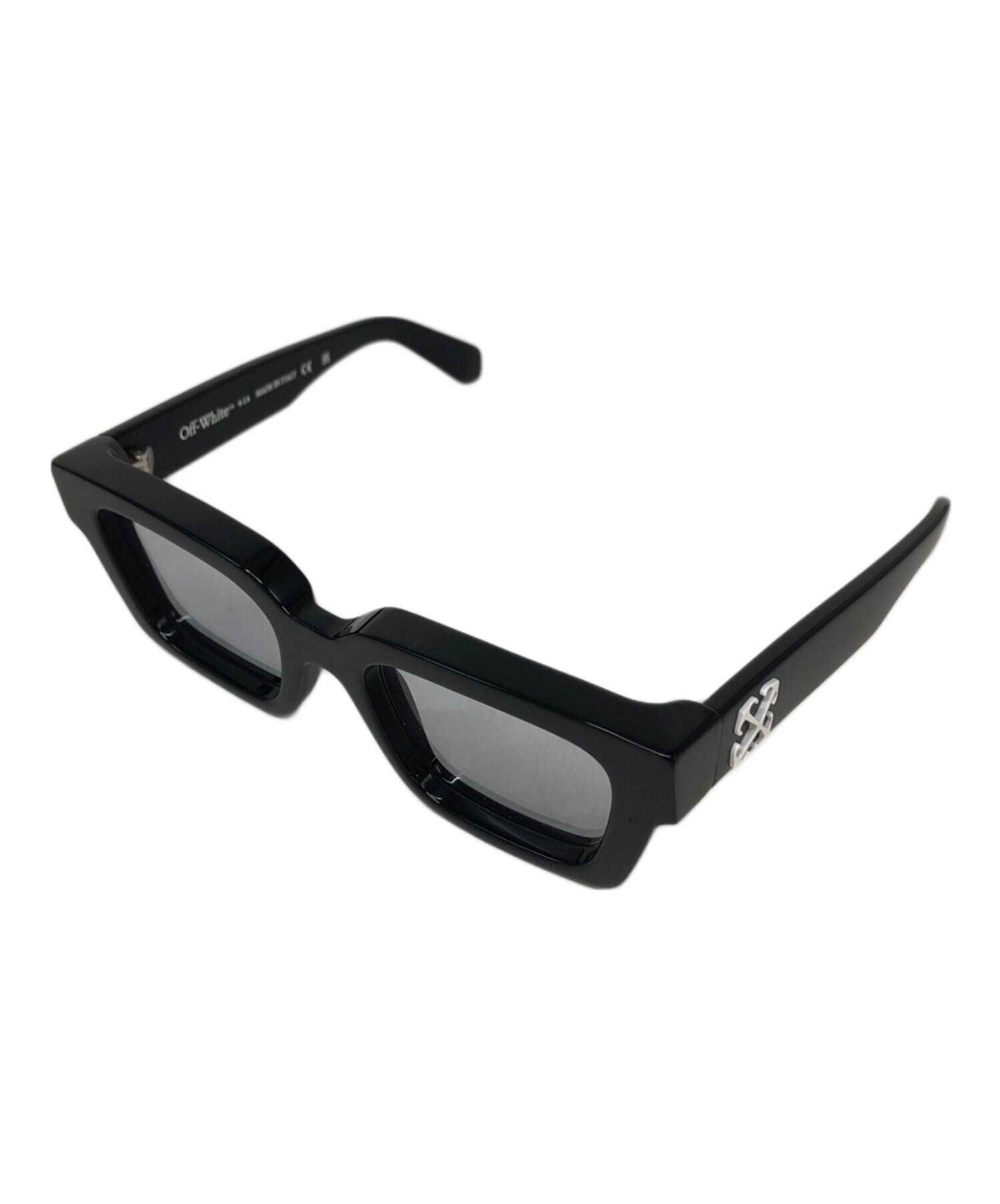 OFF-WHITE オフホワイト メガネ - 黒 【古着】【中古】 中古・古着通販】OFFWHITE (オフホワイト) 眼鏡 ブラック サイズ:53