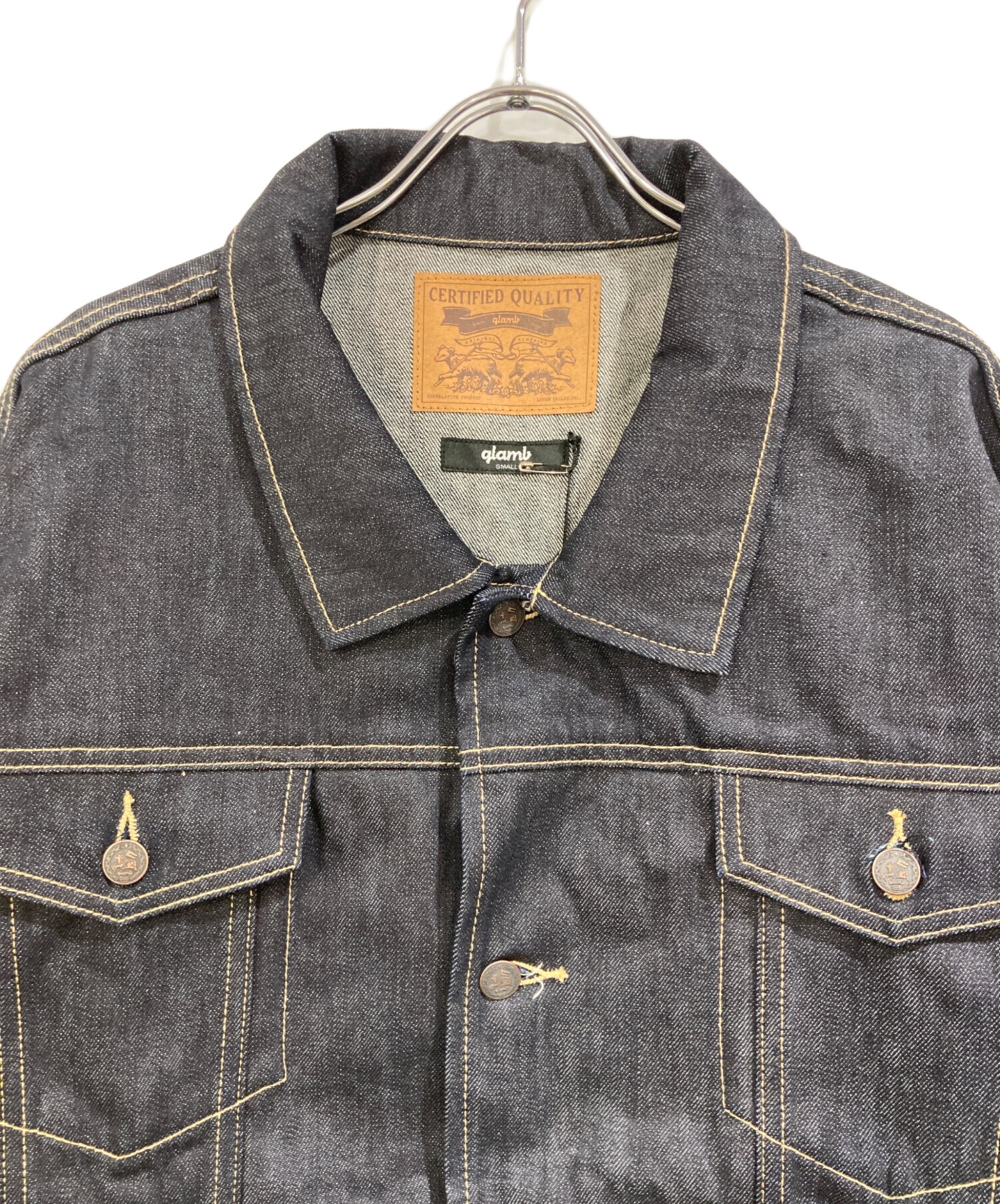 中古・古着通販】glamb (グラム) Double Brested Denim JKT インディゴ