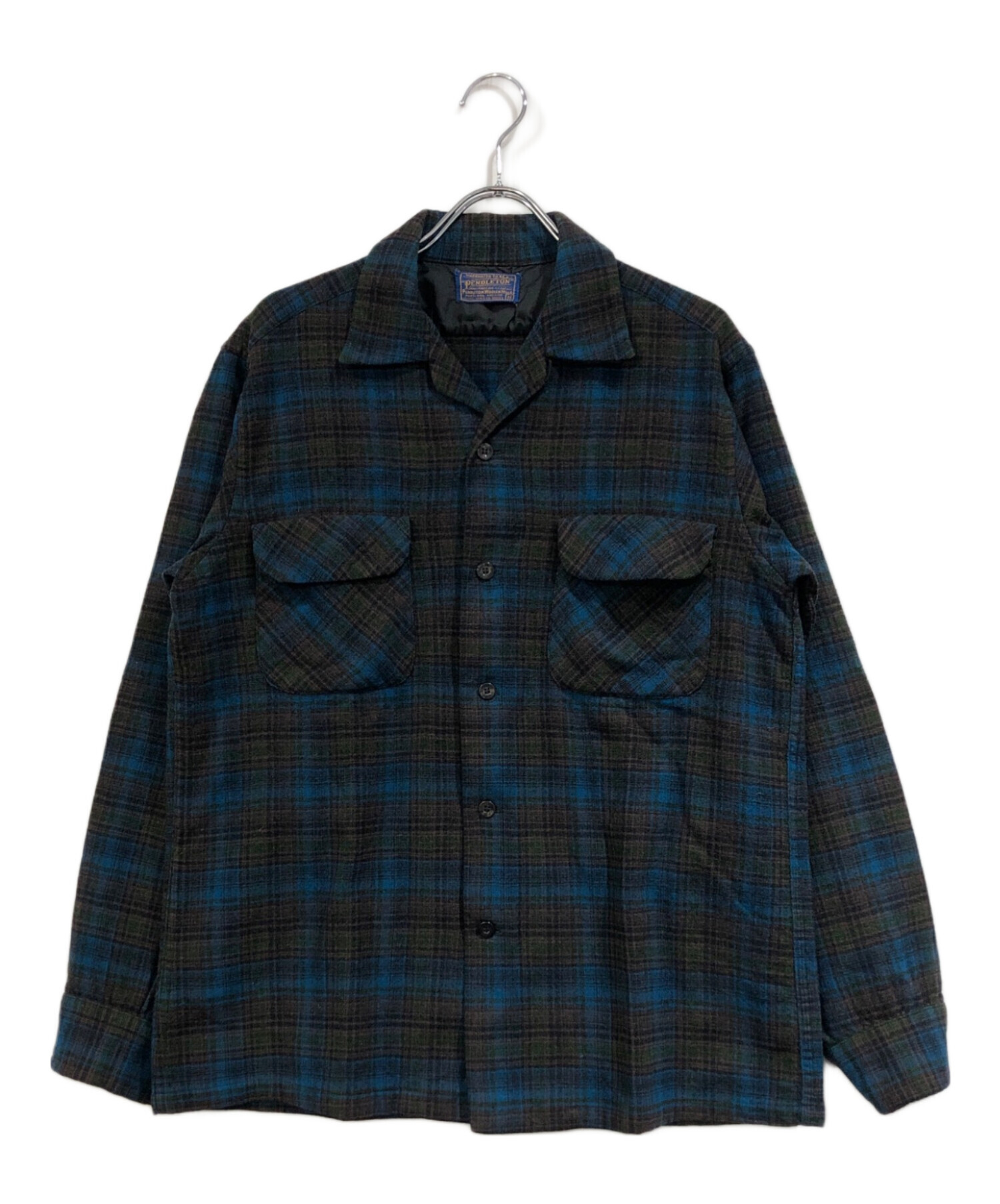 中古・古着通販】PENDLETON (ペンドルトン) ボードシャツ ブルー