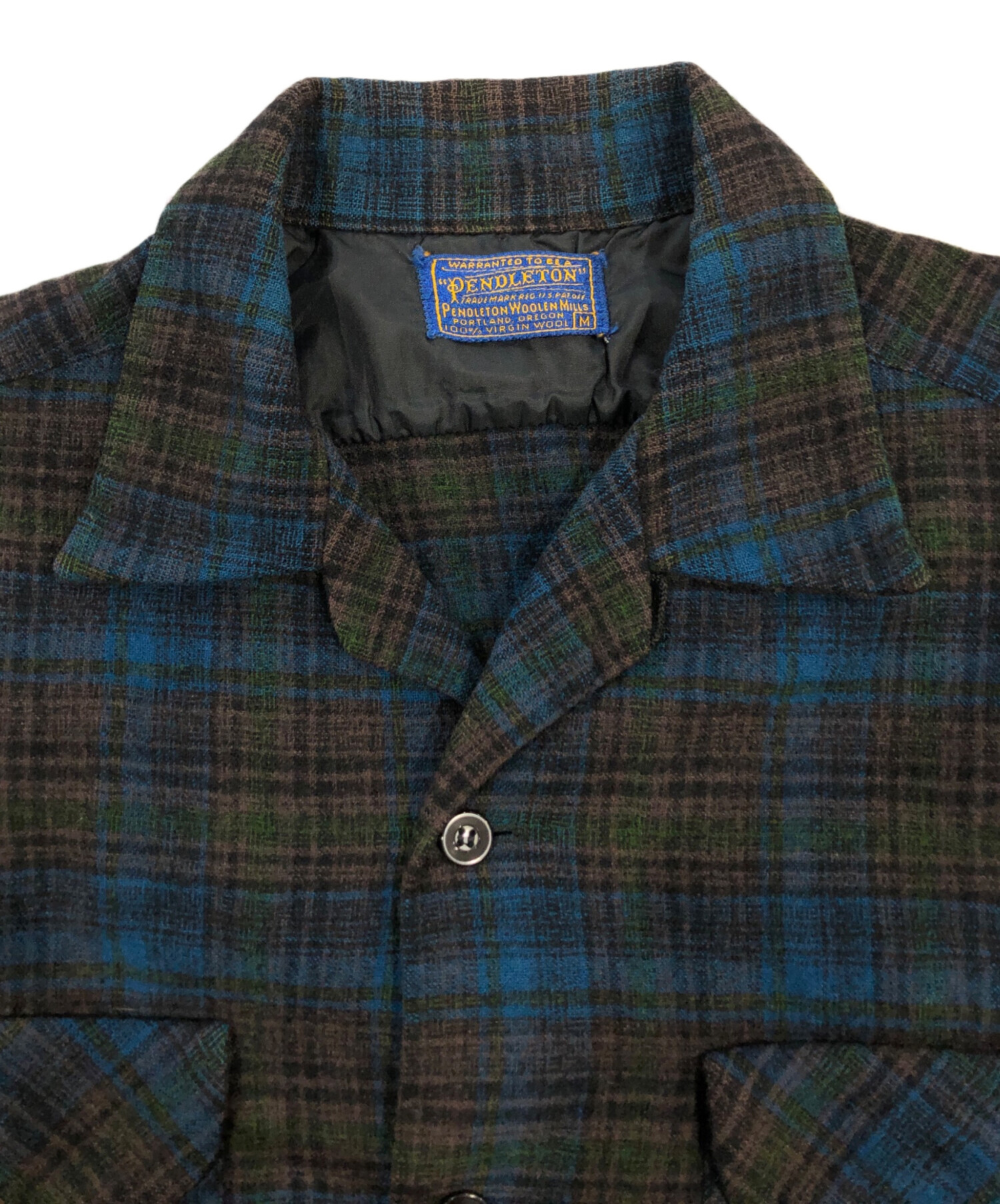 中古・古着通販】PENDLETON (ペンドルトン) ボードシャツ ブルー