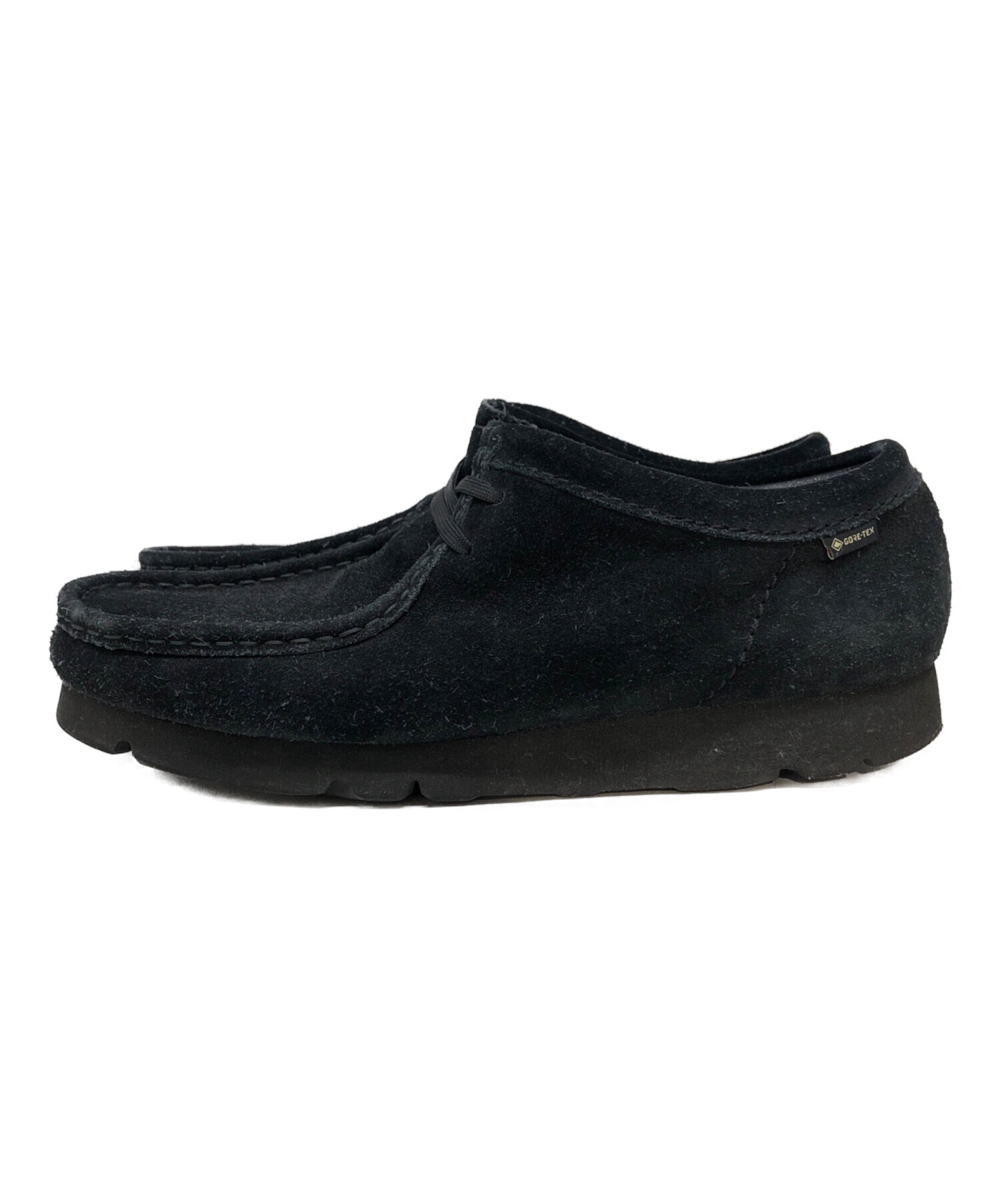 美品　ワラビー　ブラック　２７センチ 中古・古着通販】CLARKS (クラークス) ゴアテックスワラビーシューズ