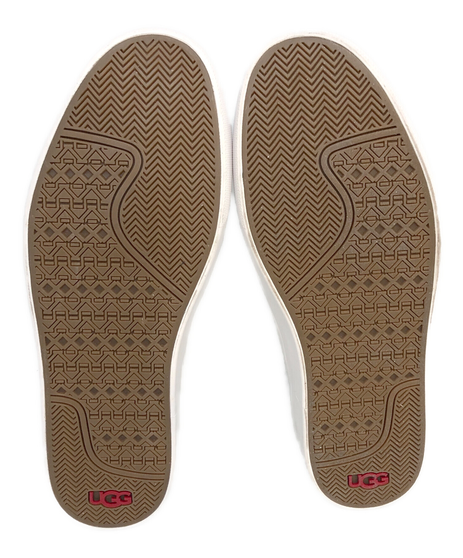 中古・古着通販】UGG (アグ) ピアソンロー レザー スニーカー ホワイト 