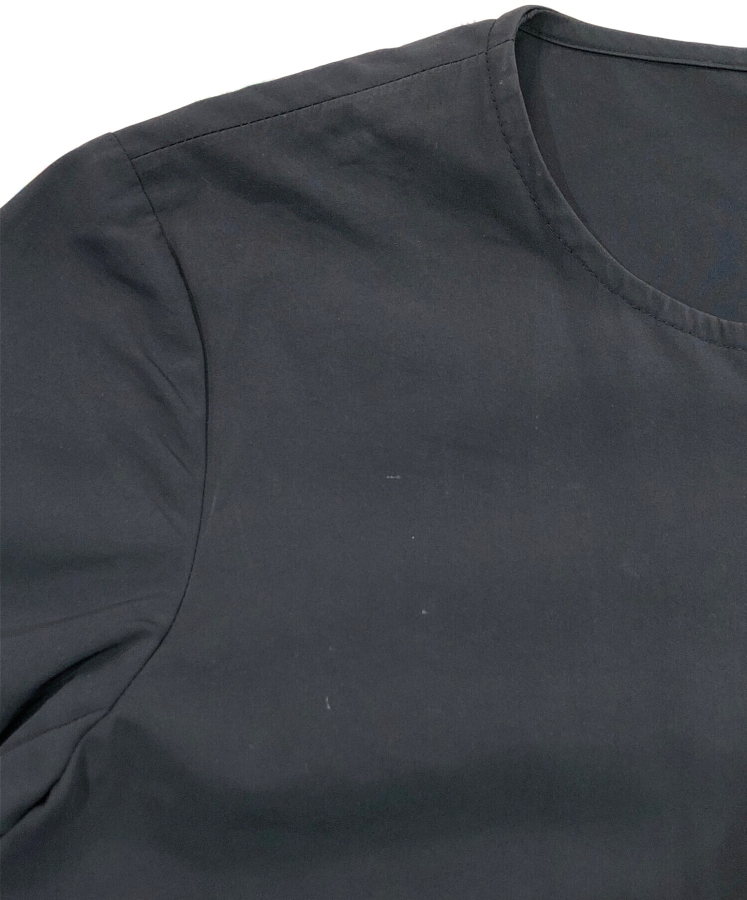 中古・古着通販】Rene (ルネ) ノーカラーコート ネイビー サイズ:SIZE