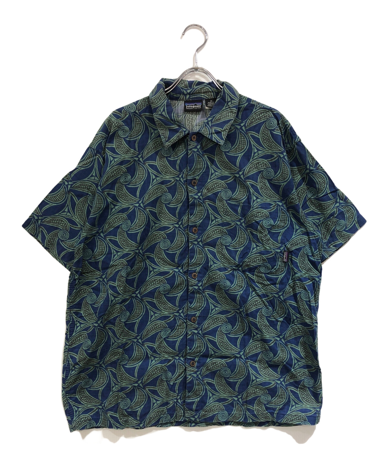 中古・古着通販】Patagonia (パタゴニア) ACシャツ ネイビー×グリーン