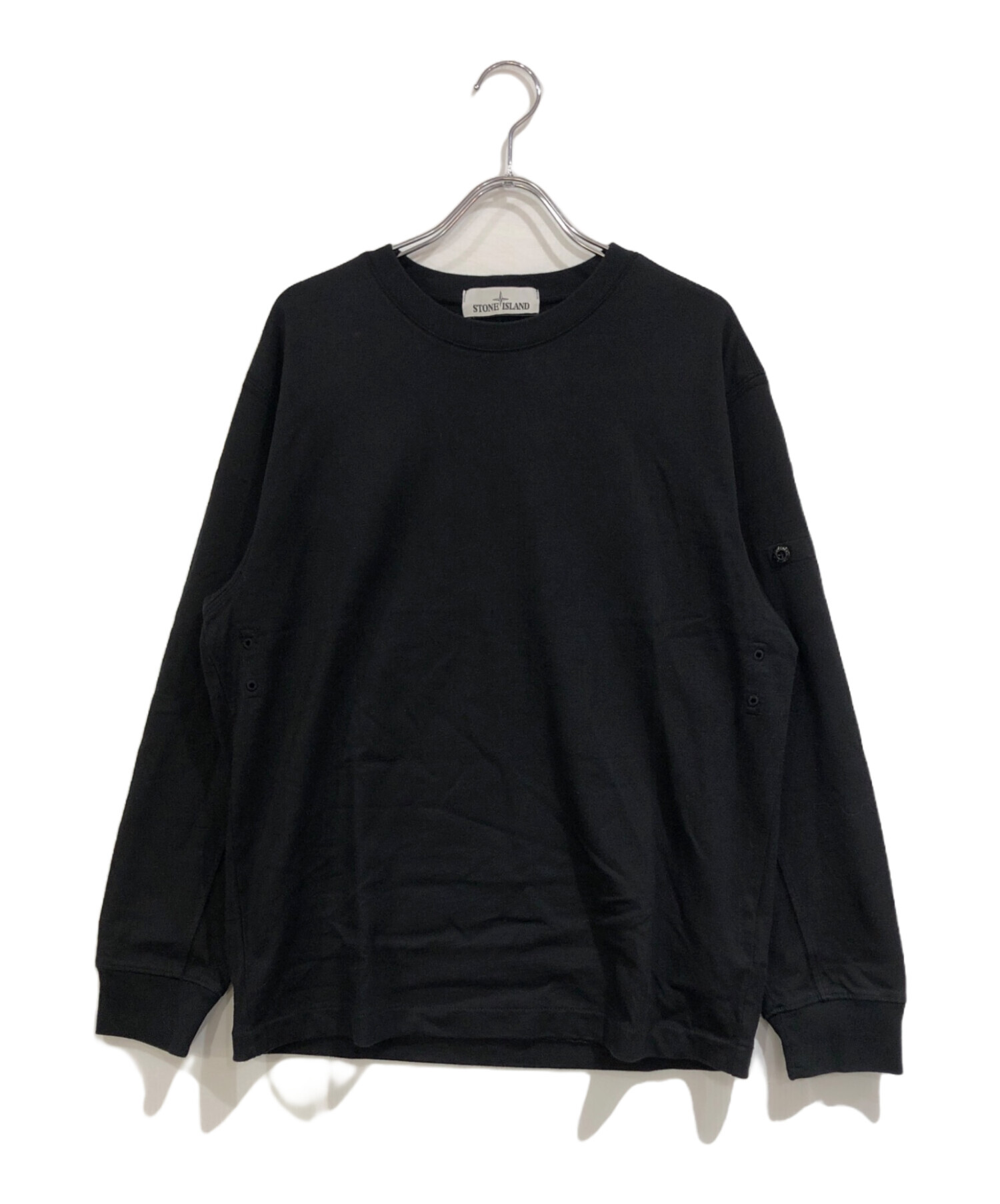 ストーンアイランド長袖TシャツロンT ブラックM 711562350 | ヤマダ