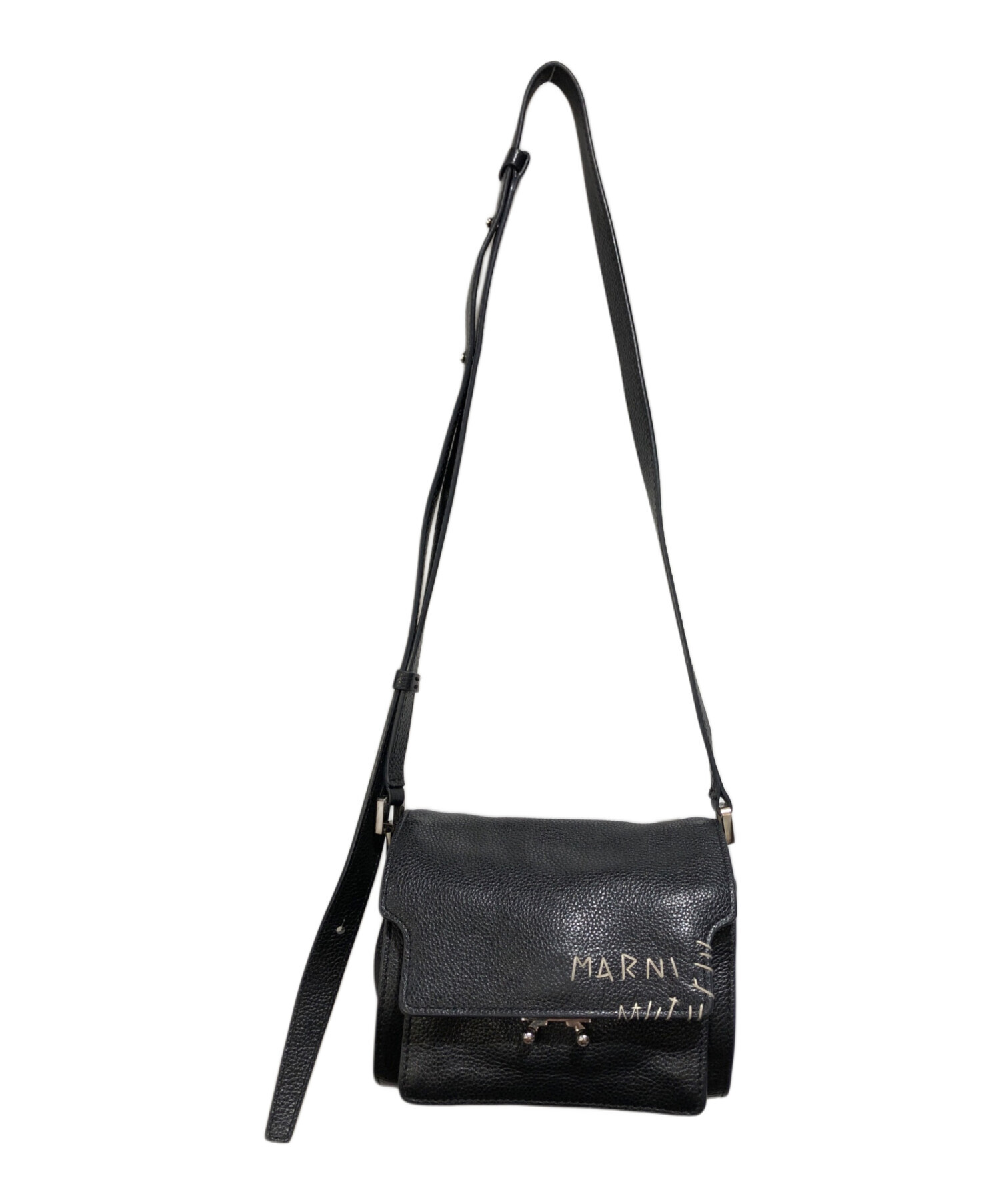 中古・古着通販】MARNI (マルニ) TRUNK SOFT MINI ブラック｜ブランド