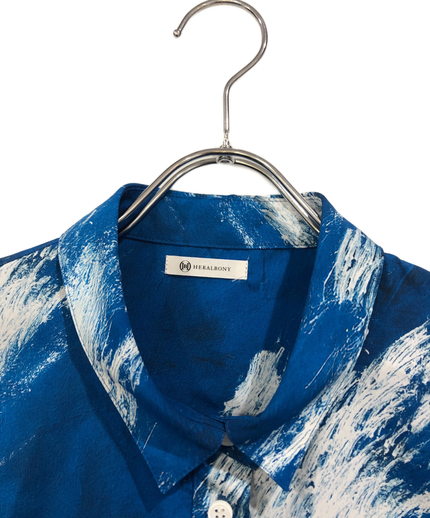 HERALBONY ヘラルボニー シャツワンピース「秋」 中古・古着通販】HERALBONY (ヘラルボニー) シャツワンピース
