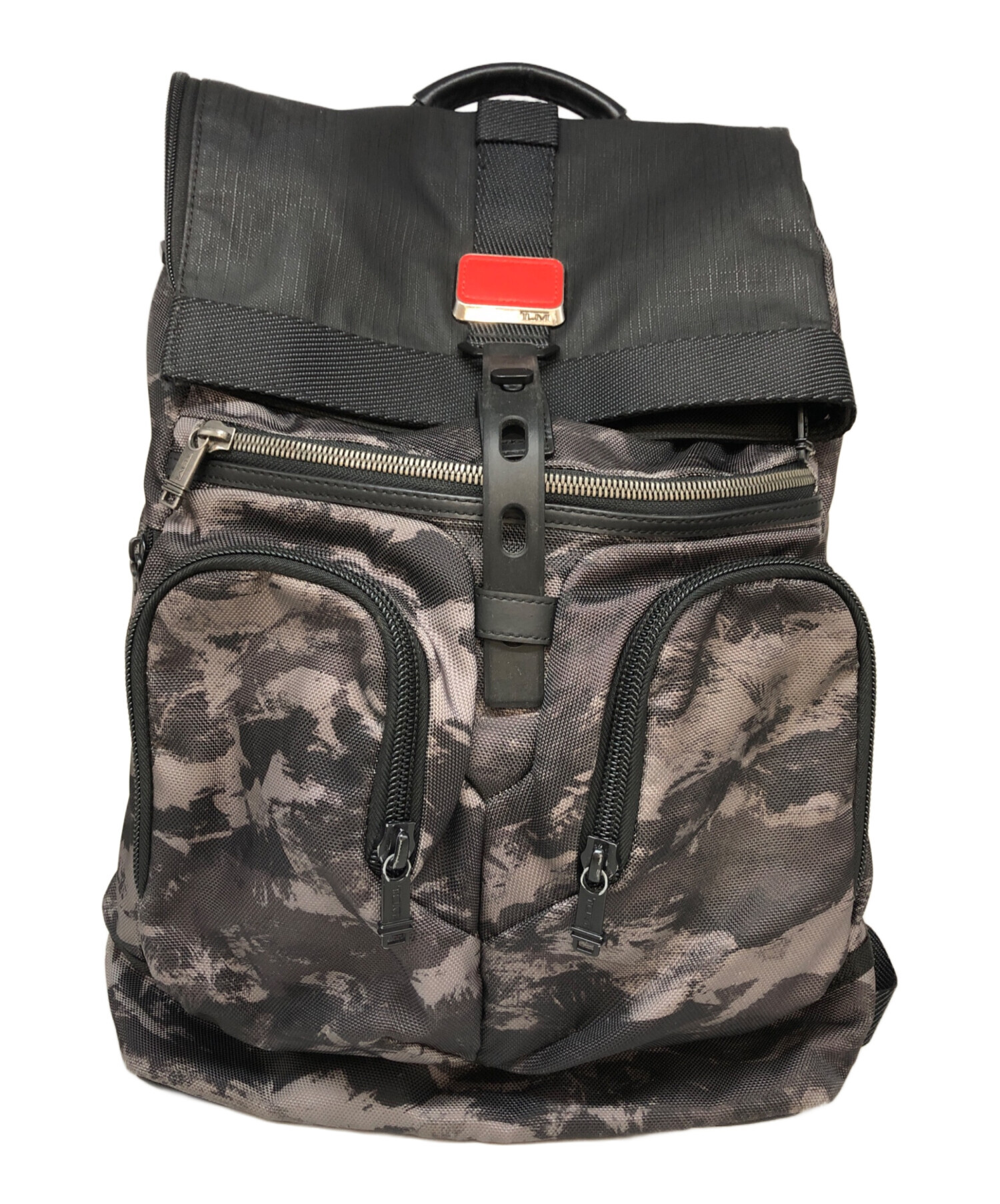 美品 Tumi トゥミ ロールトップ ルーク リュック バッグパック デイパック 中古・古着通販】TUMI (トゥミ) ロールトップ バックパック グレー