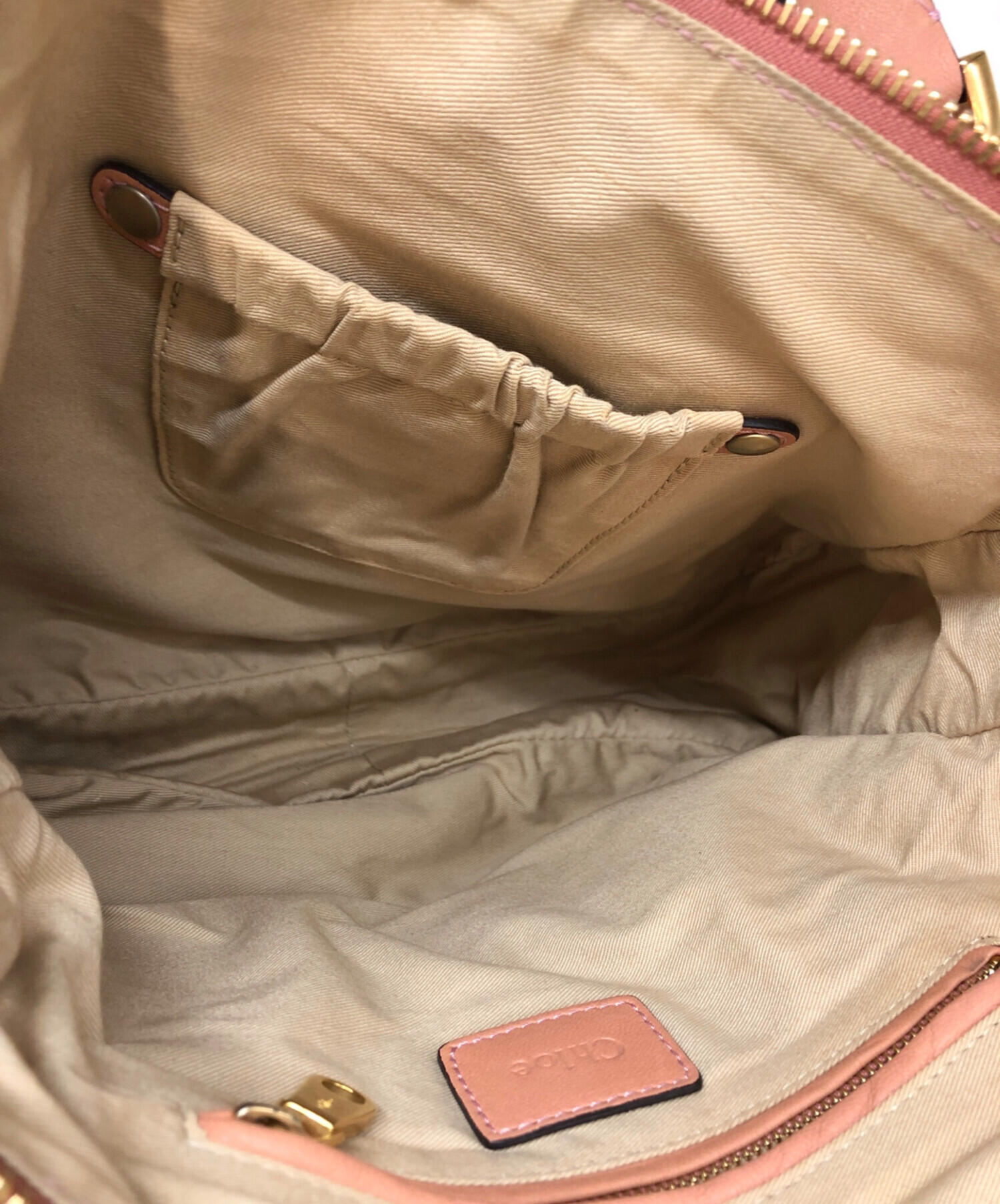 中古・古着通販】Chloe (クロエ) マーシーハンドバッグ ピンク