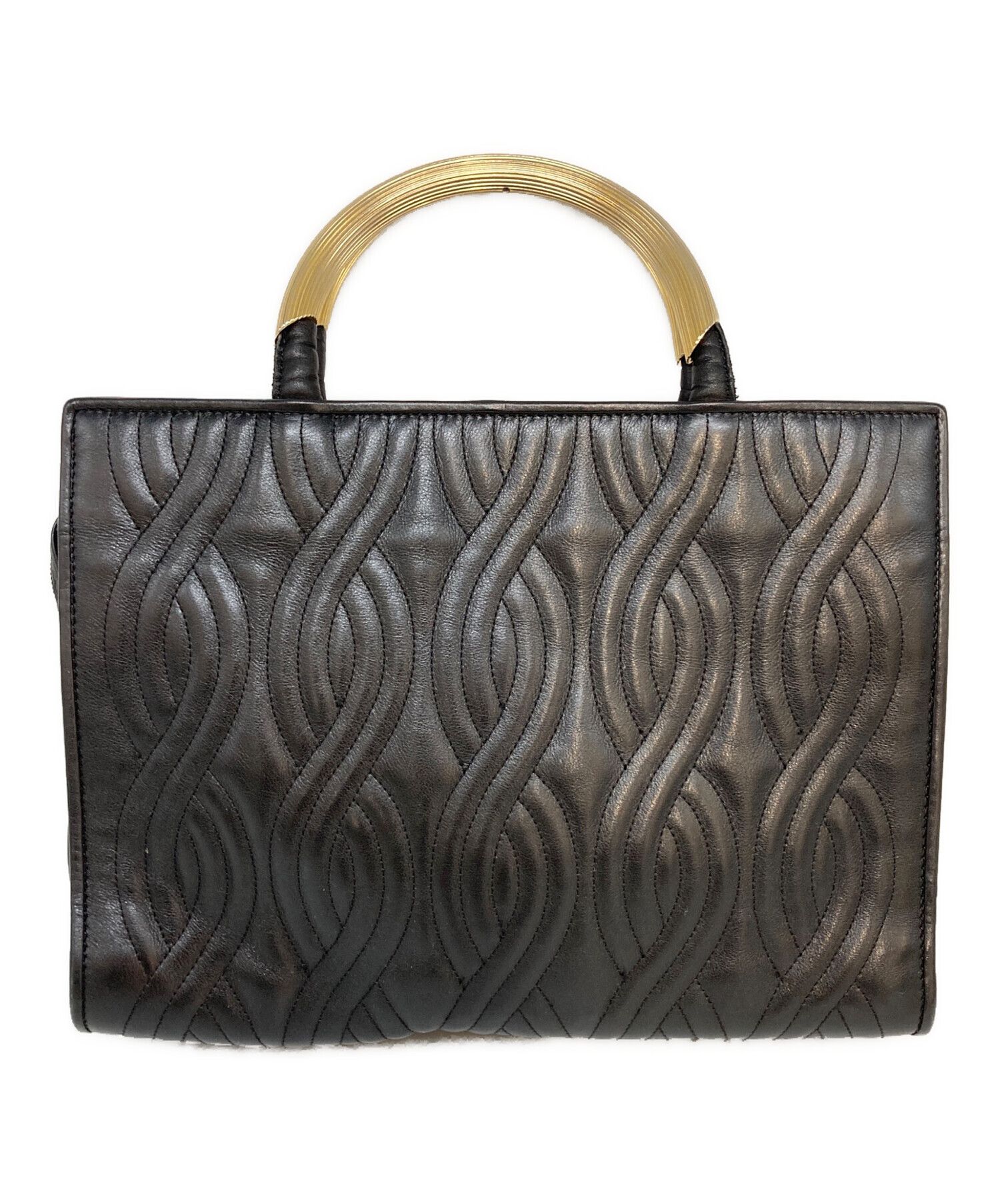 中古・古着通販】FENDI (フェンディ) ハンドバッグ ブラック｜ブランド