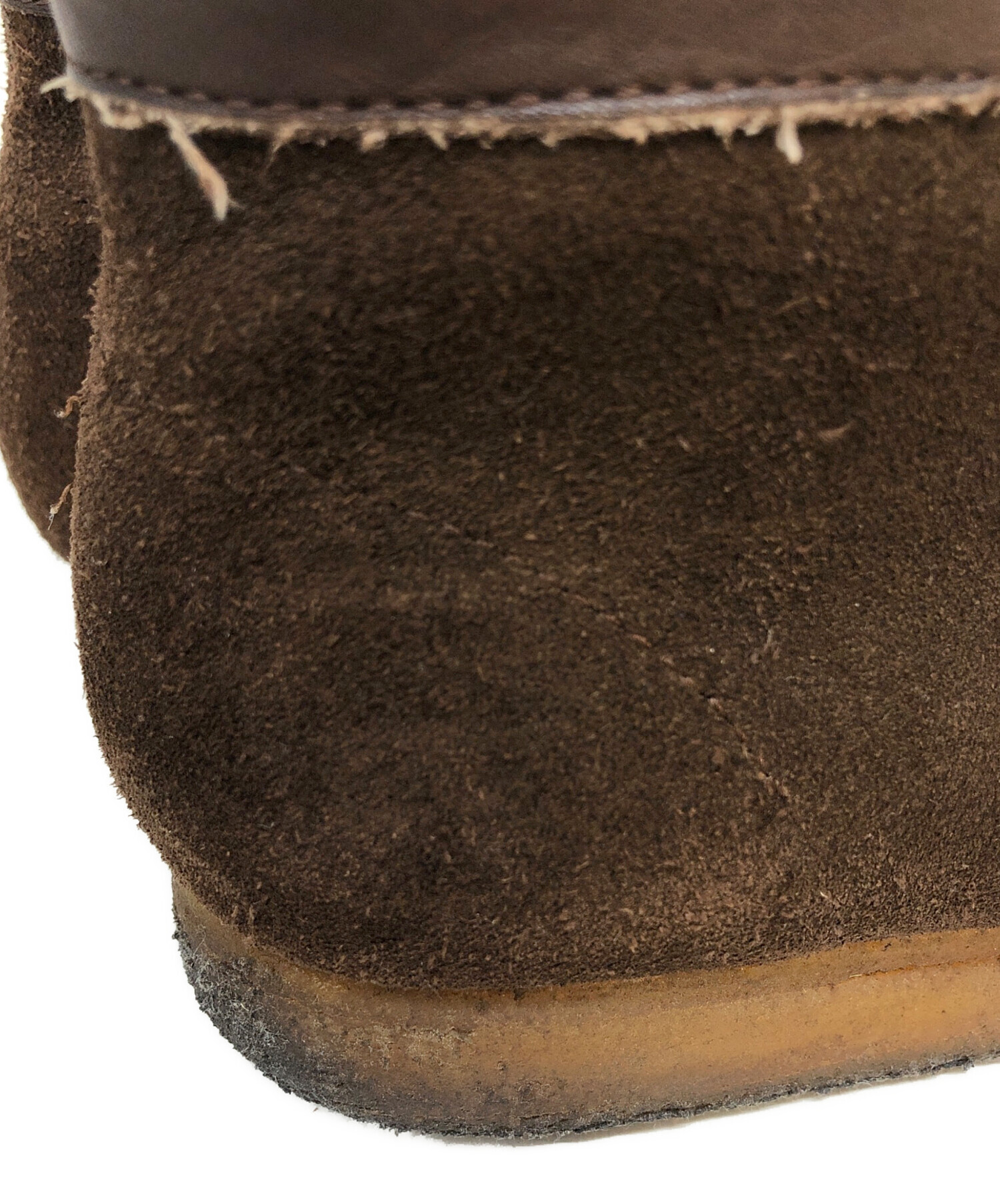中古・古着通販】CLARKS (クラークス) ワラビーシューズ ブラウン
