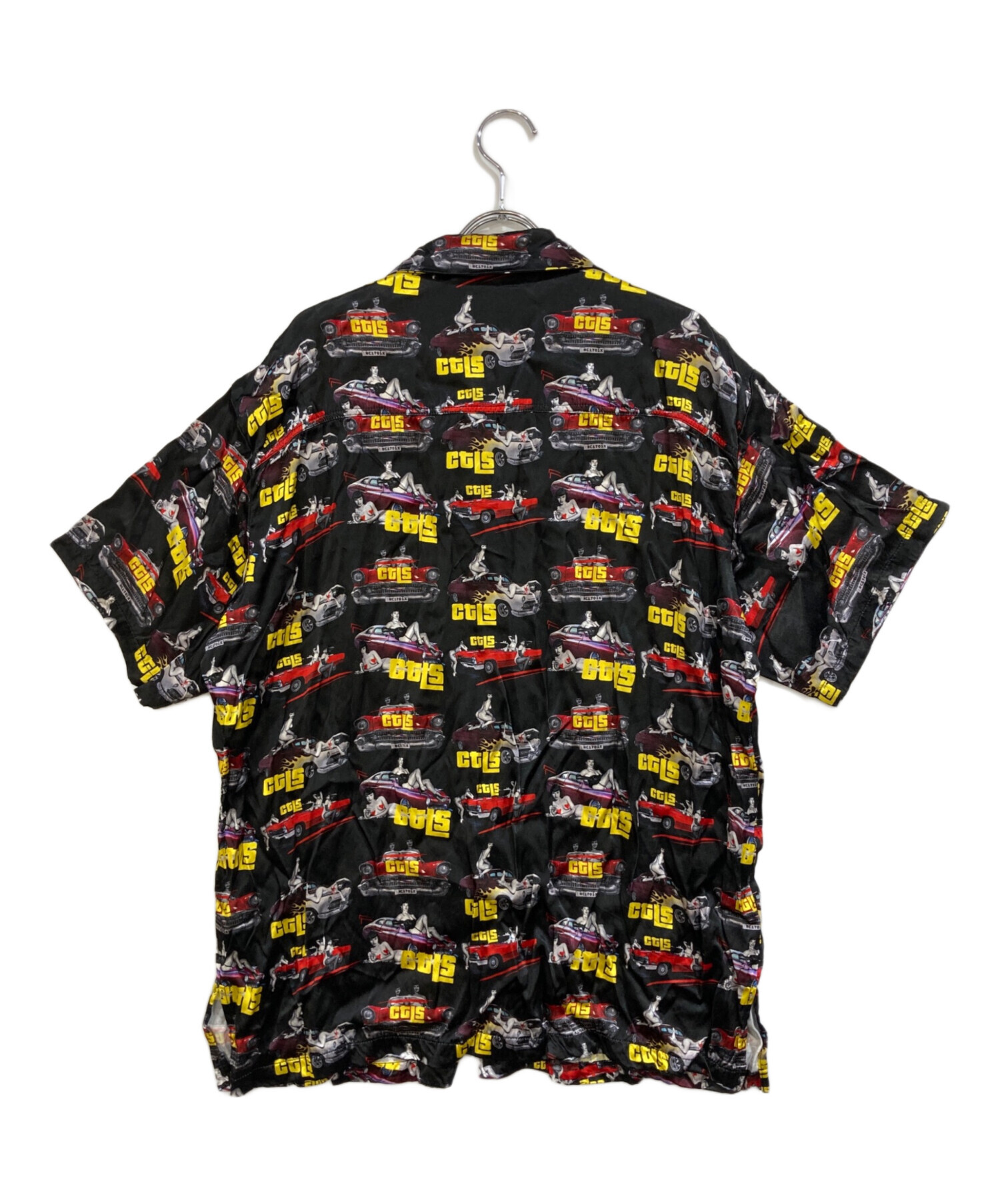 中古・古着通販】CVTVLIST (カタリスト) 総柄シャツ ブラック サイズ