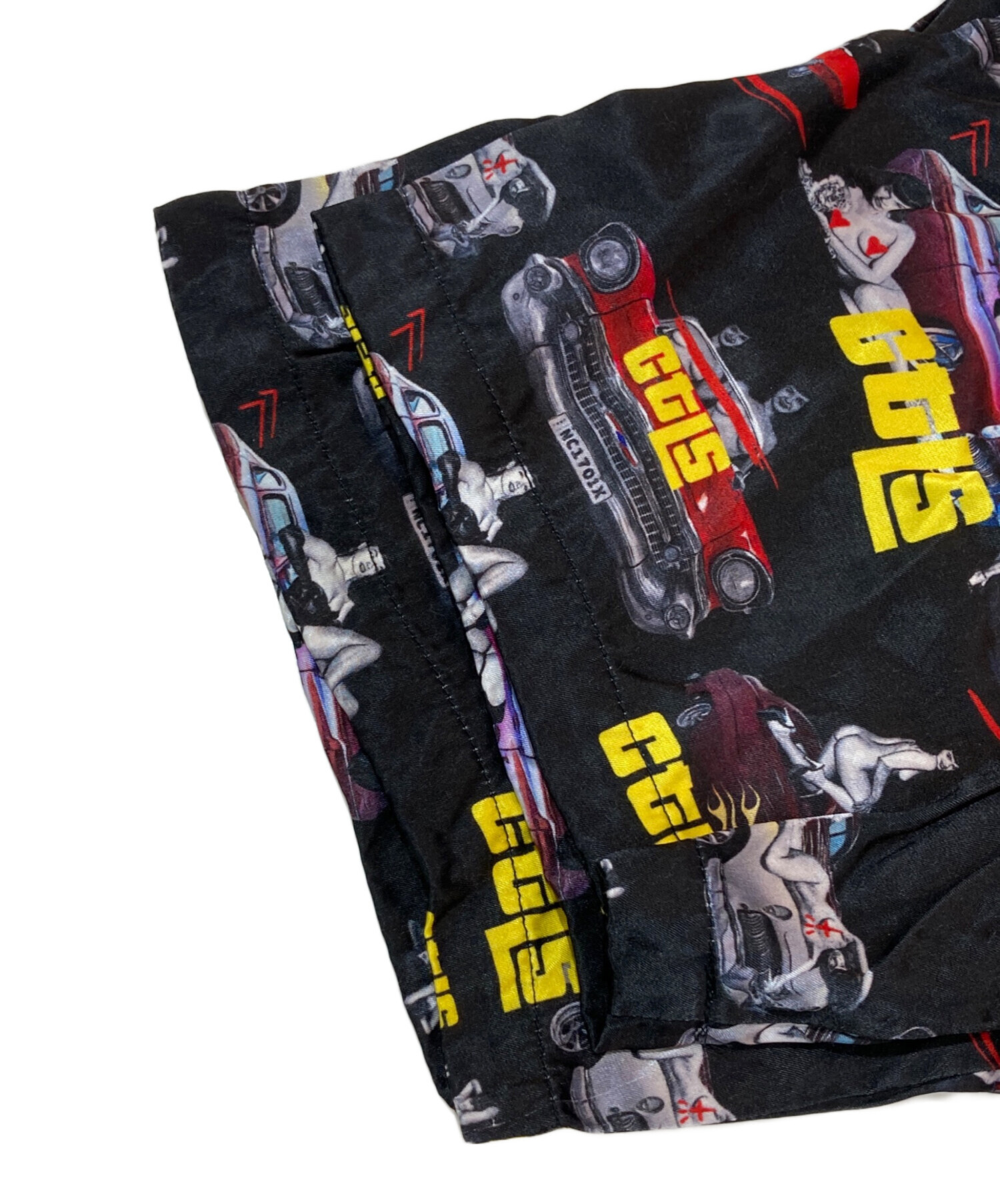 中古・古着通販】CVTVLIST (カタリスト) 総柄シャツ ブラック サイズ