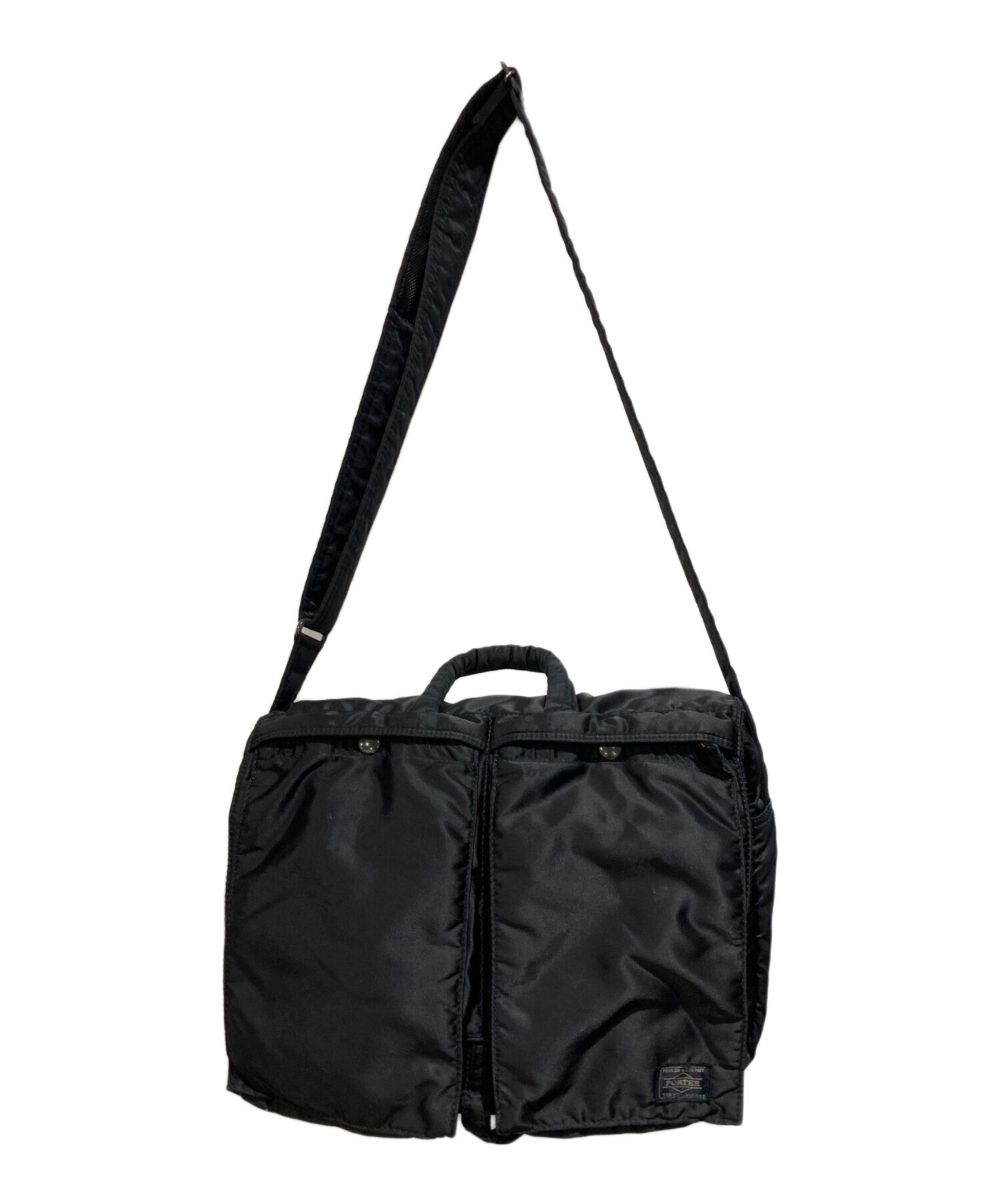 中古・古着通販】PORTER (ポーター) ショルダーバッグ ブラック
