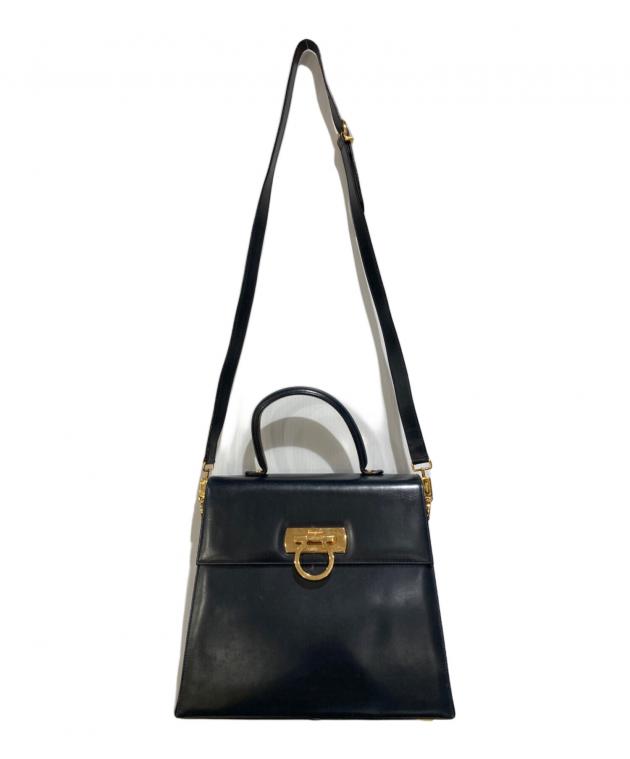 サルヴァトーレフェラガモ ガンチーニ ハンドバッグ 中古・古着通販】Salvatore Ferragamo (サルヴァトーレ フェラガモ