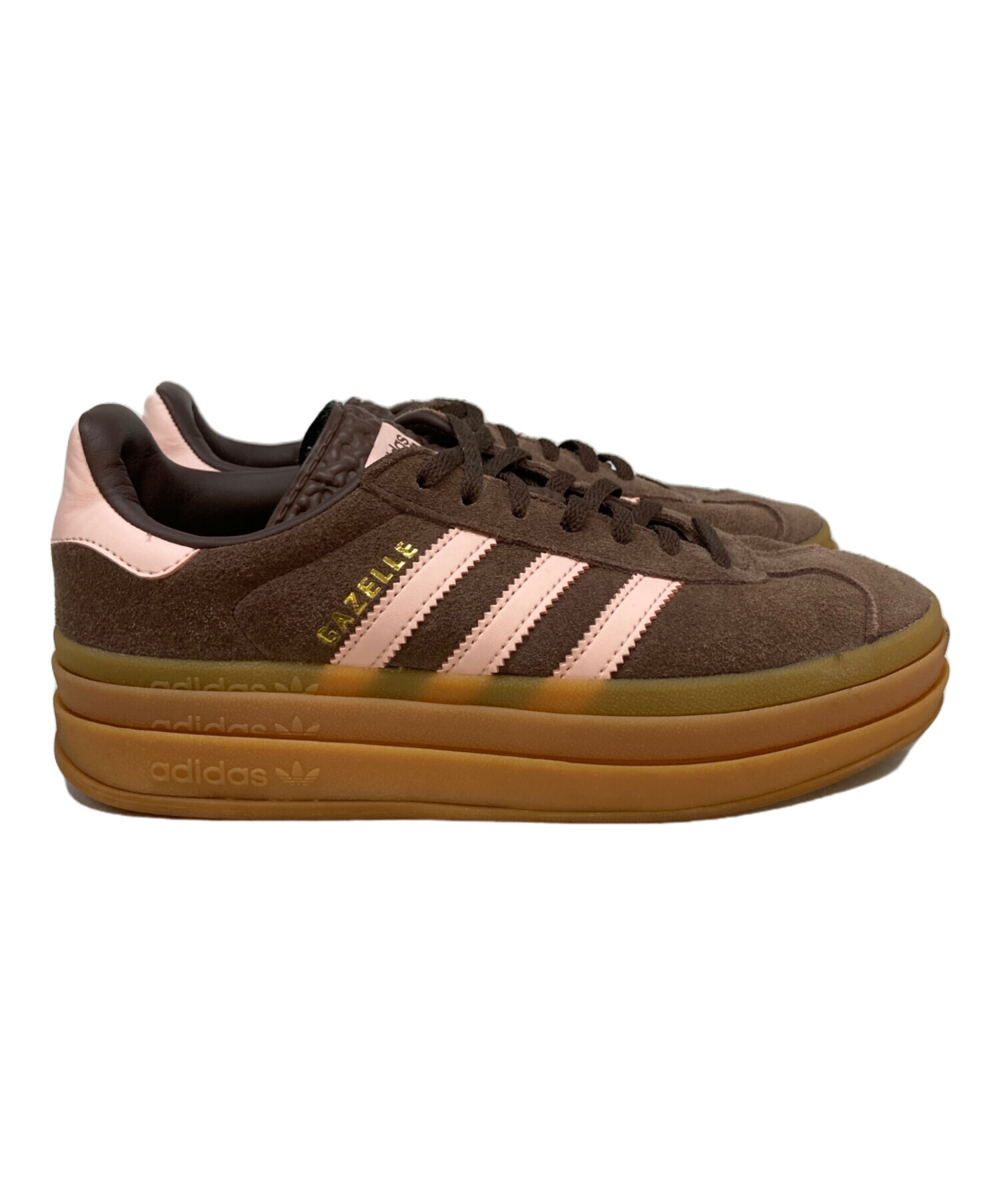 中古・古着通販】adidas (アディダス) GAZELLE BOLD ブラウン サイズ