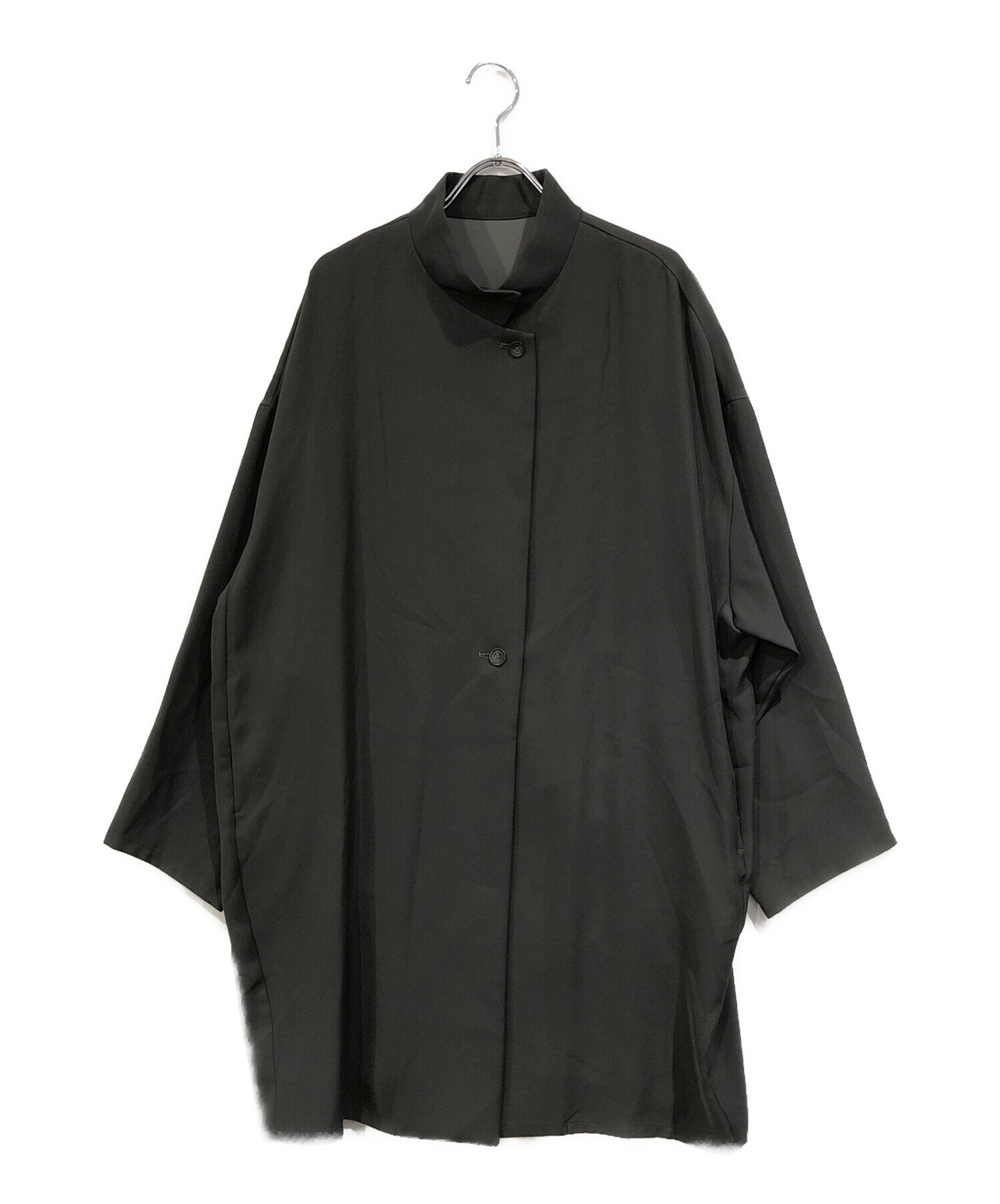中古・古着通販】mizuiro-ind (ミズイロインド) シャツコート グレー