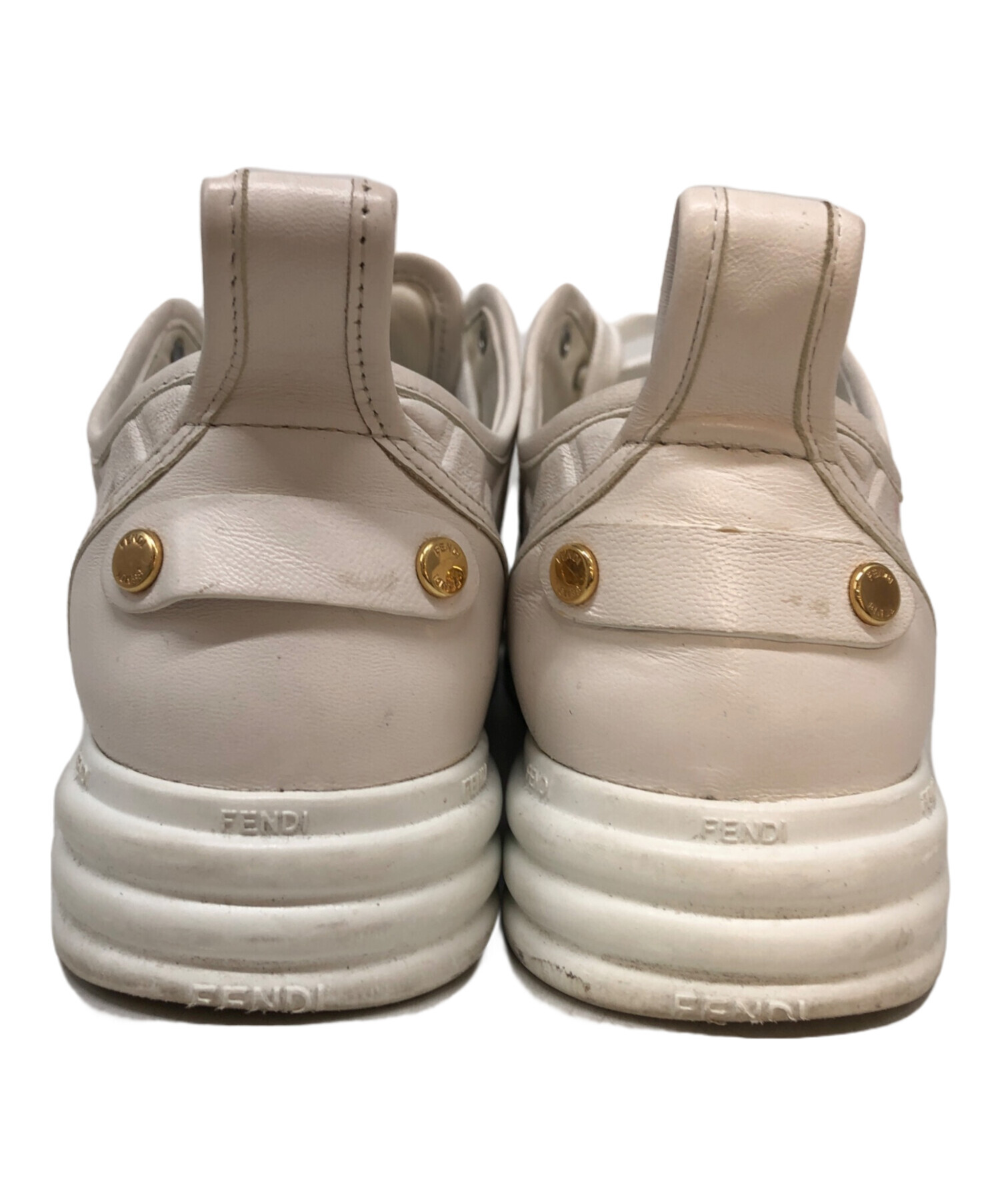 中古・古着通販】FENDI (フェンディ) スニーカー ホワイト サイズ:SIZE 