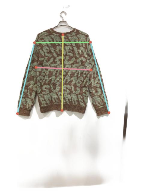 中古・古着通販】SUPREME (シュプリーム) stacked sweater グリーン