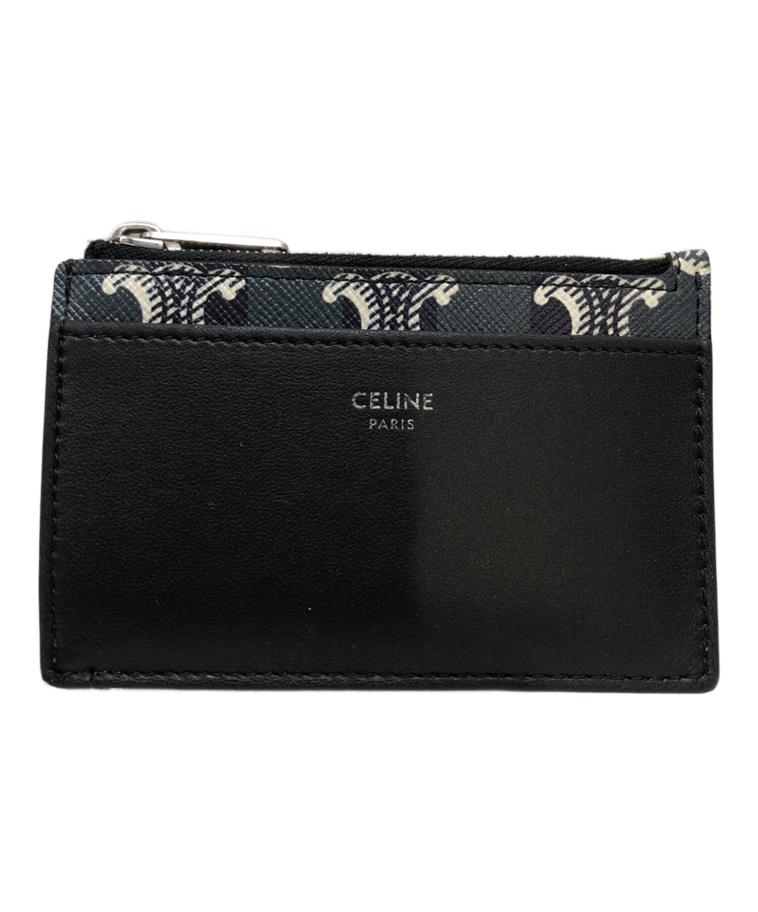 【新品未使用】CELINE ケース 中古・古着通販】CELINE (セリーヌ) トリオンフキャンバスカードケース