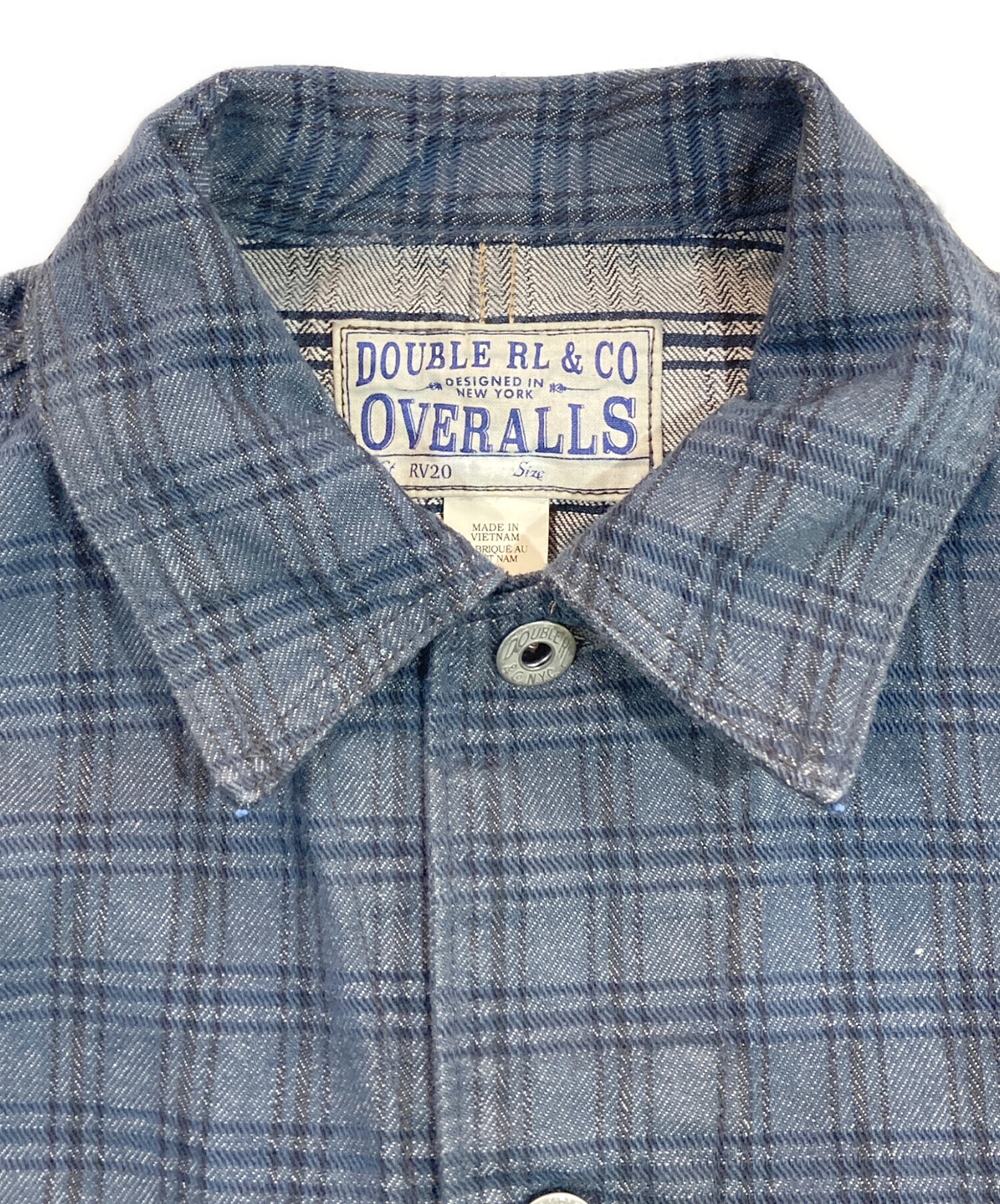 中古・古着通販】RRL (ダブルアールエル) ジャガードデニムジャケット 