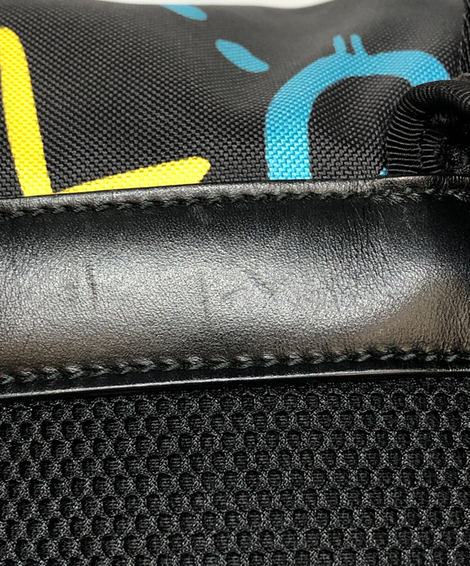 中古・古着通販】GUCCI (グッチ) ゴーストデイパック ブラック×ブルー