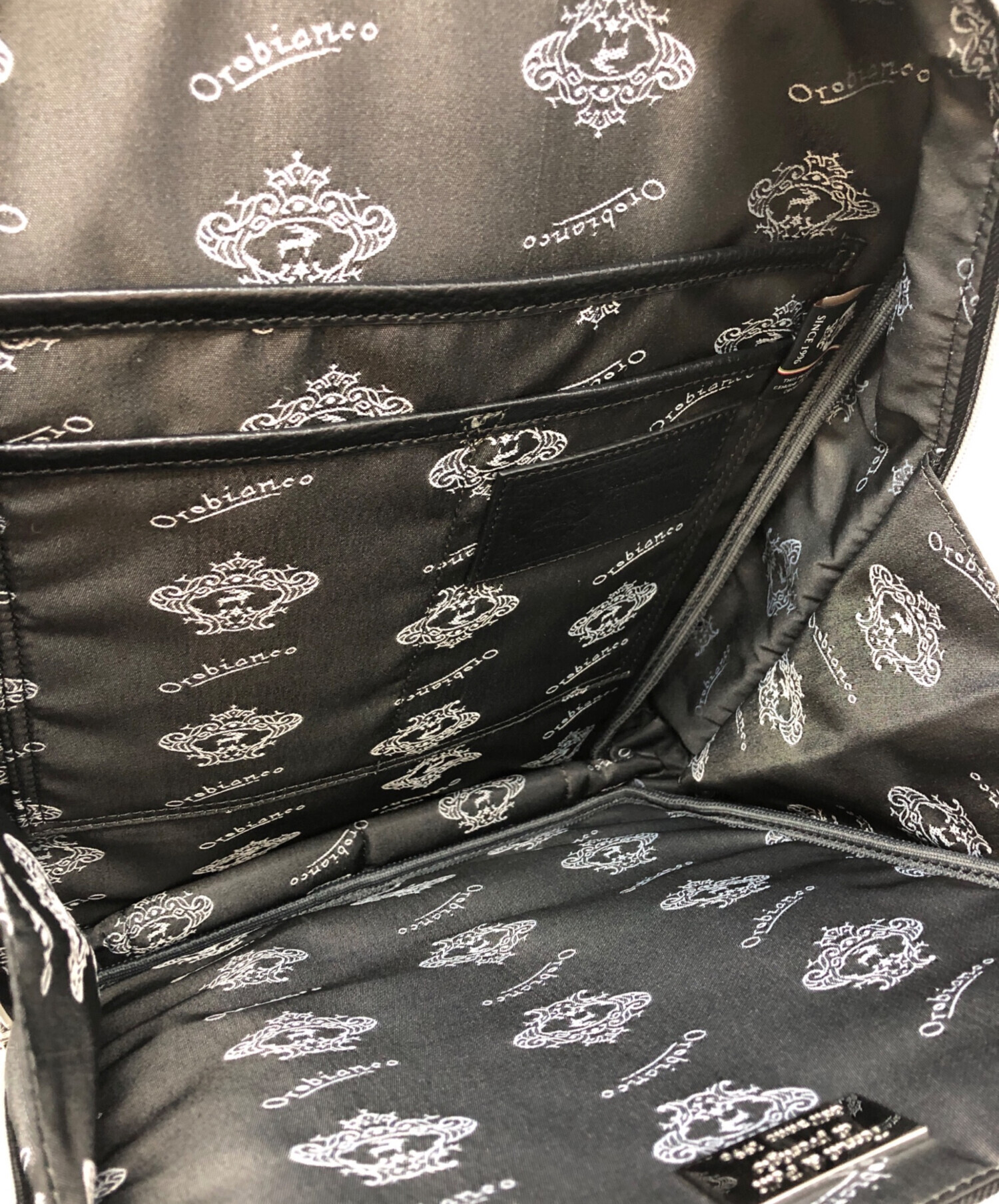 中古・古着通販】Orobianco (オロビアンコ) ビジネスリュック ブラック
