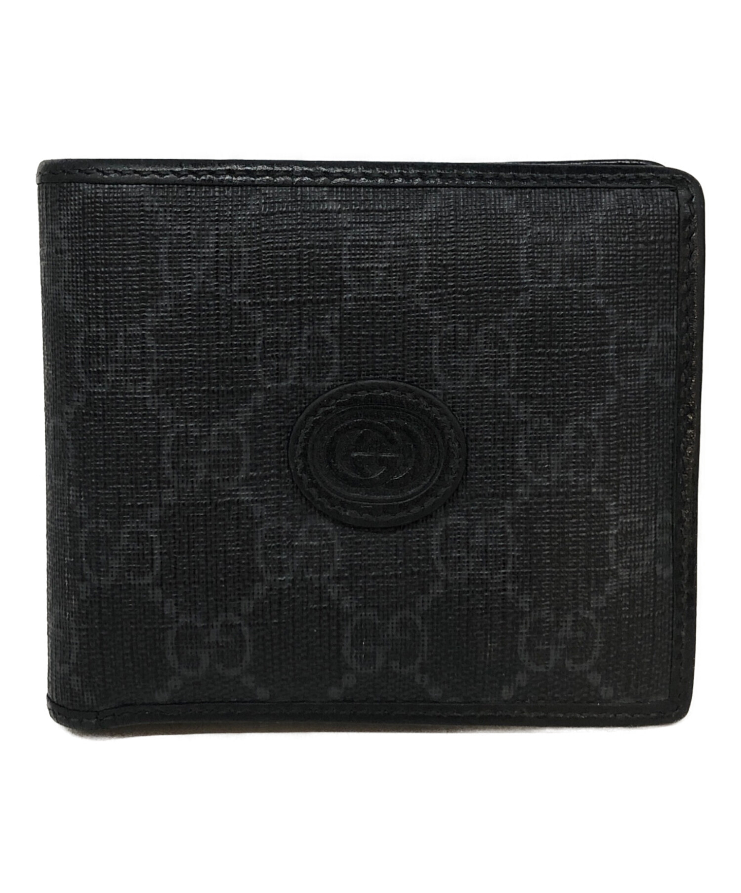 中古・古着通販】GUCCI (グッチ) インターロッキングG二つ折り財布