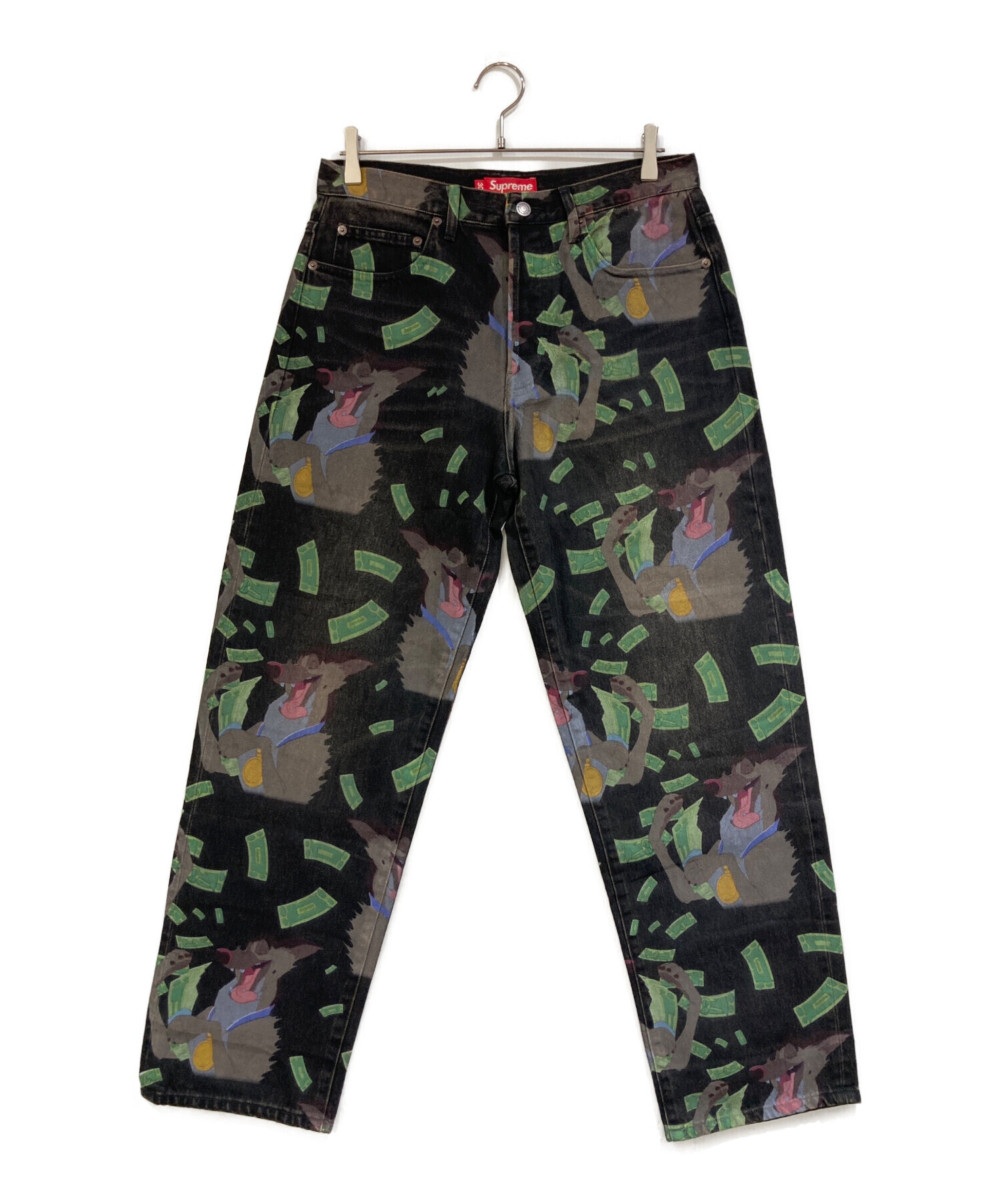 中古・古着通販】SUPREME (シュプリーム) デニムパンツ ブラック