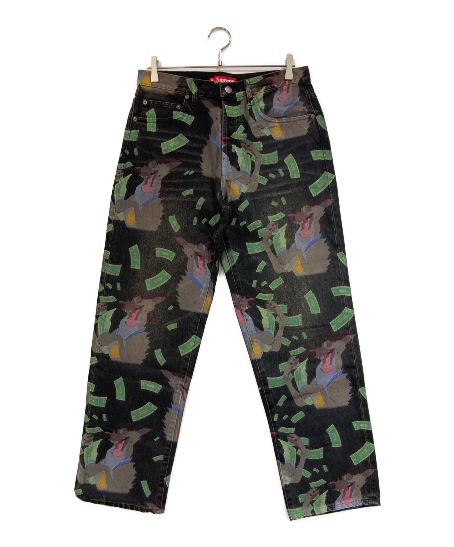 中古・古着通販】SUPREME (シュプリーム) デニムパンツ ブラック