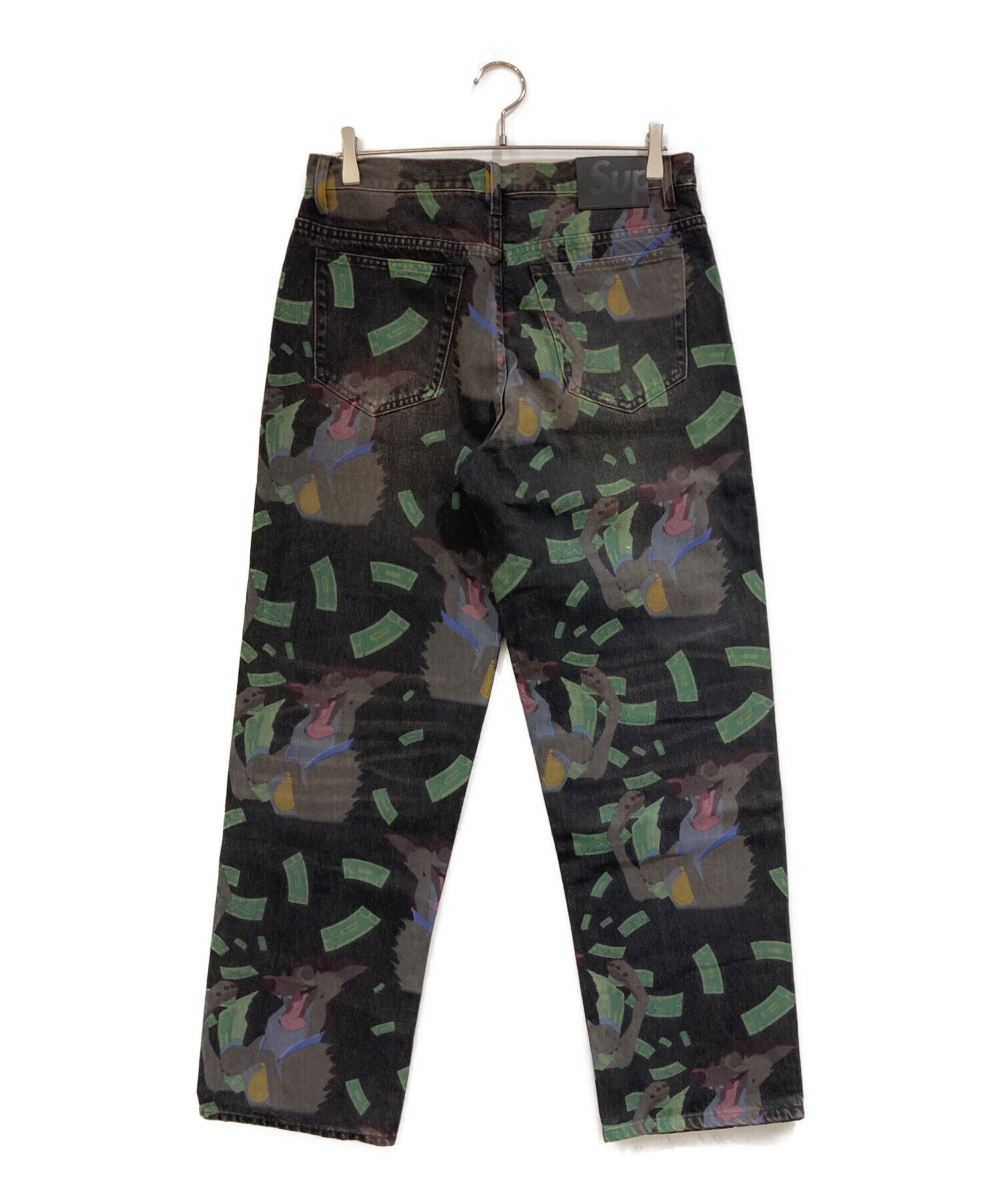 中古・古着通販】SUPREME (シュプリーム) デニムパンツ ブラック