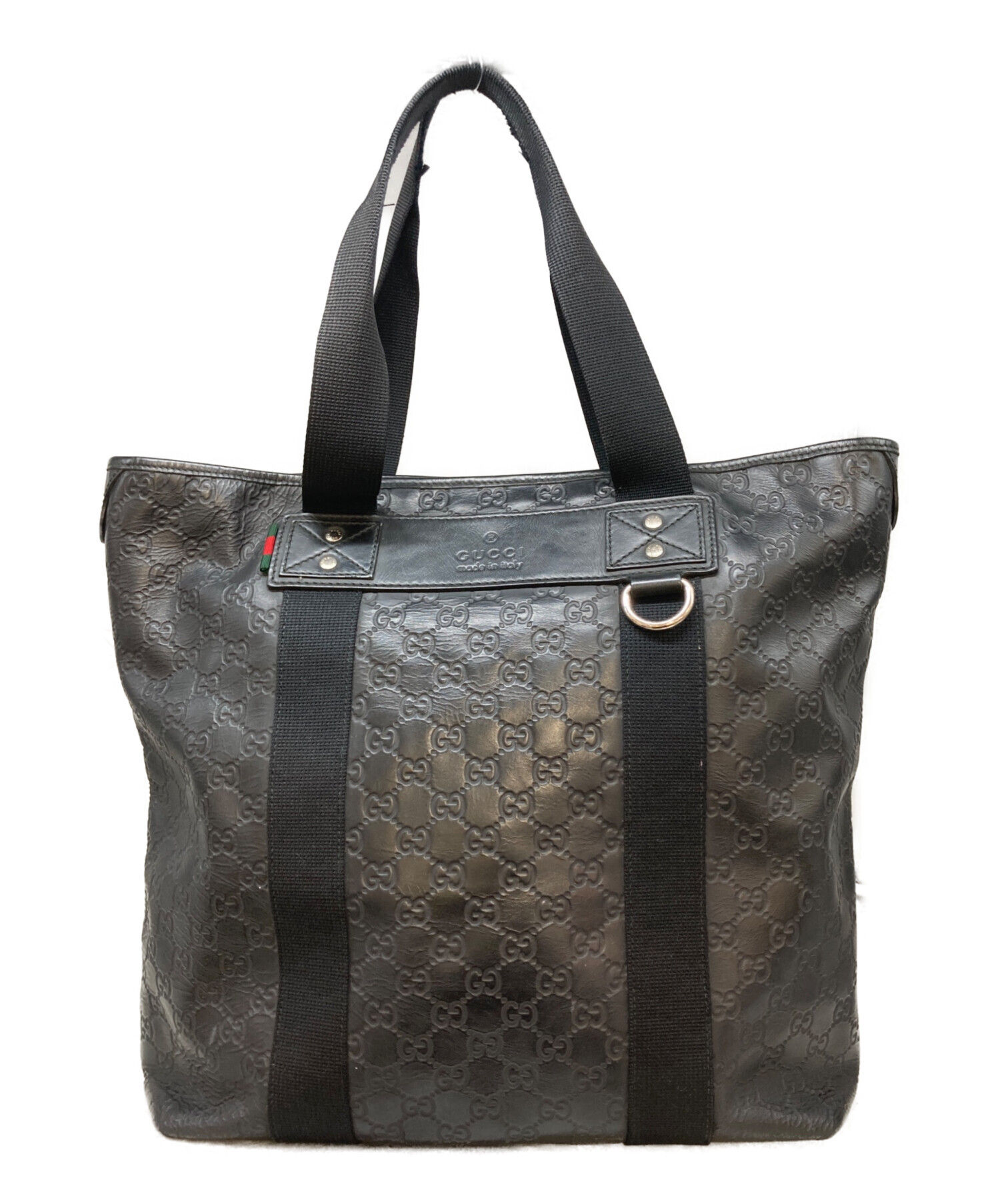Gucci ブラック ハンドバッグ 中古・古着通販】GUCCI (グッチ) トートバッグ ブラック｜ブランド