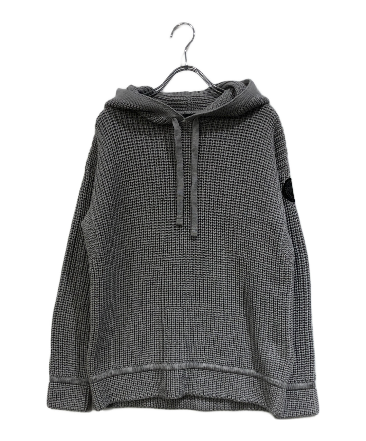 中古・古着通販】CANADA GOOSE (カナダグース) ニットパーカー グレー