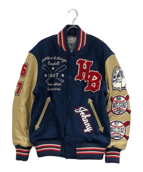 中古・古着通販】WHITESVILLE (ホワイツビル) スタジャン ネイビー