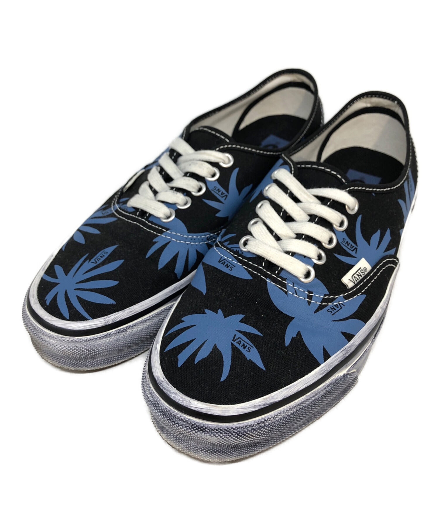 中古・古着通販】VANS (ヴァンズ) スニーカー ブラック×ブルー サイズ 