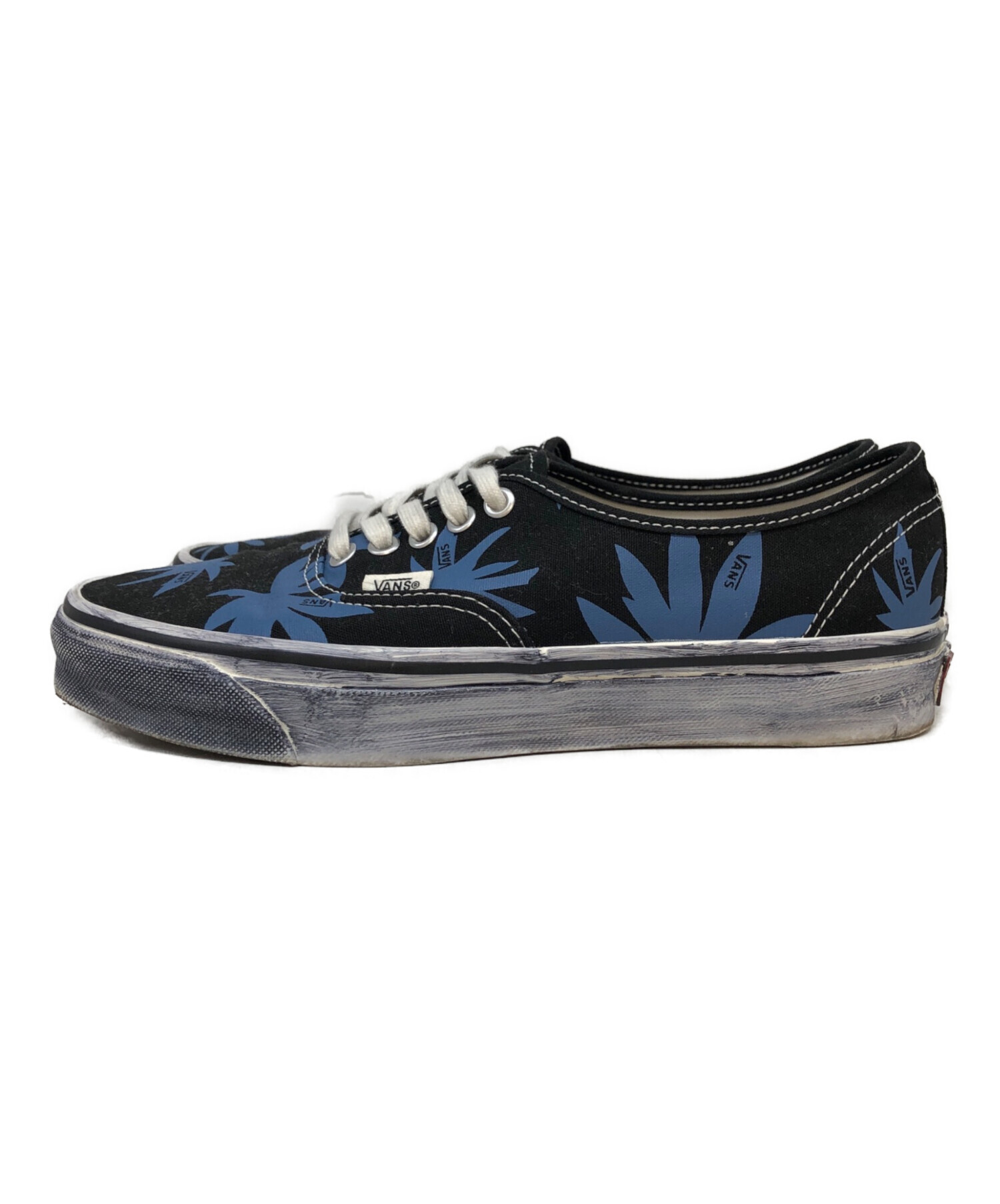 中古・古着通販】VANS (ヴァンズ) スニーカー ブラック×ブルー サイズ 