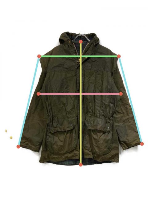 中古・古着通販】Barbour (バブアー) フーデッドオイルドジャケット