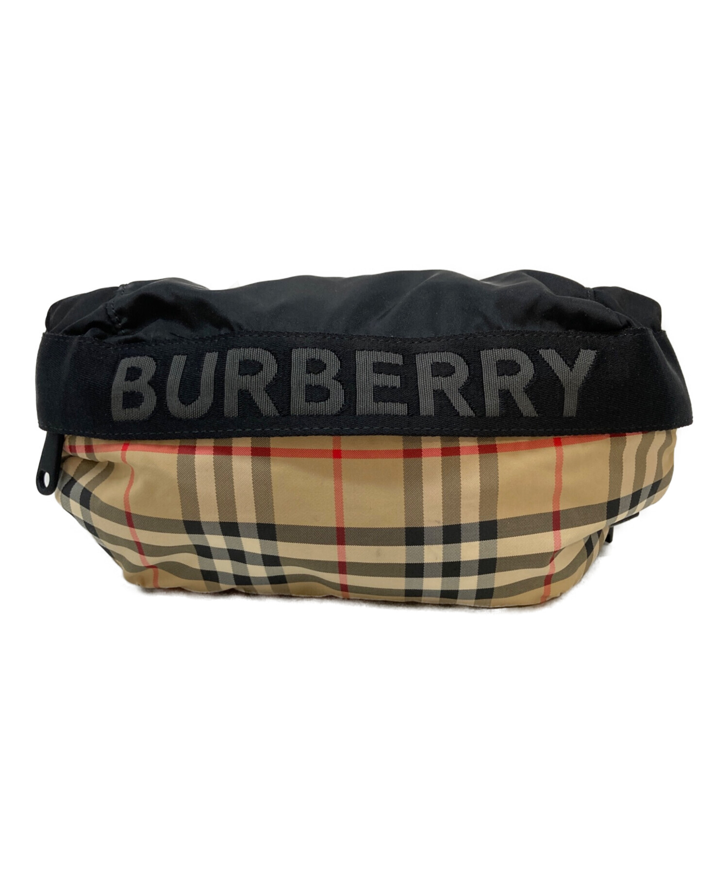 美品 BURBERRY ノバチェック ロゴグラフィック クボディバック PVC 中古・古着通販】BURBERRY (バーバリー) ノバチェックボディバッグ