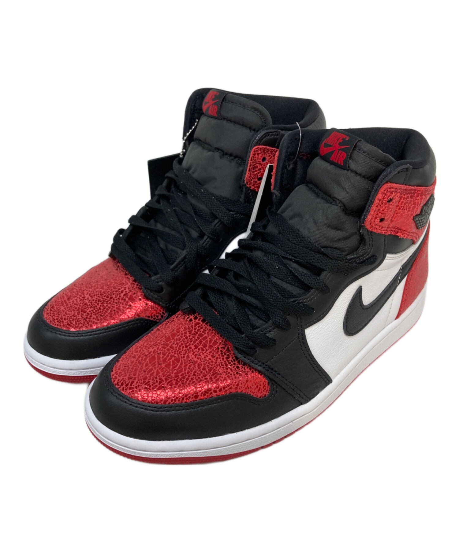 NIKE ナイキ スニーカー 27cm 赤x黒 【古着】【中古】 中古・古着通販】NIKE (ナイキ) Women's Air Jordan 1 High OG レッド