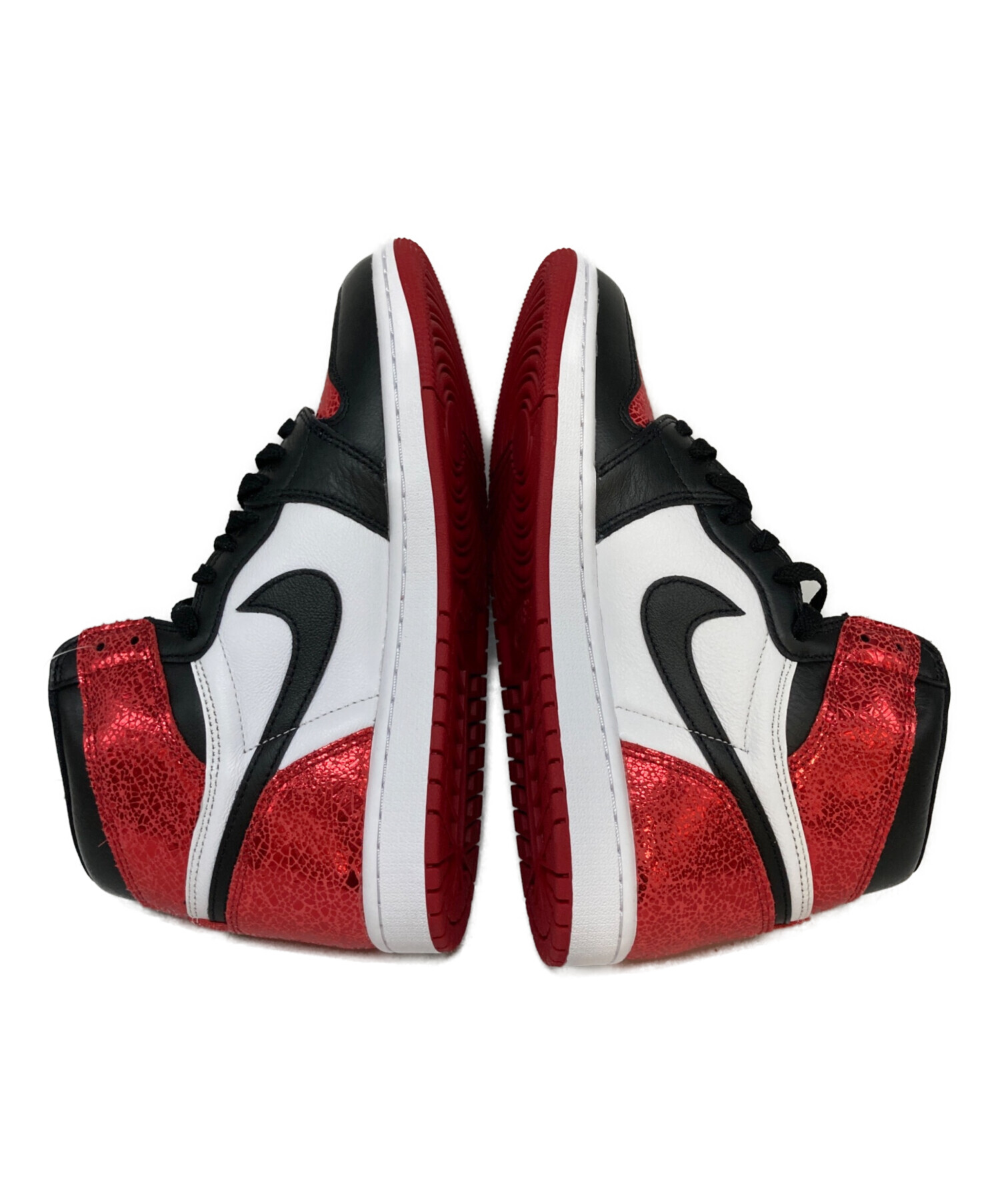 NIKE ナイキ スニーカー 27cm 赤x黒 【古着】【中古】 中古・古着通販】NIKE (ナイキ) Women's Air Jordan 1 High OG レッド
