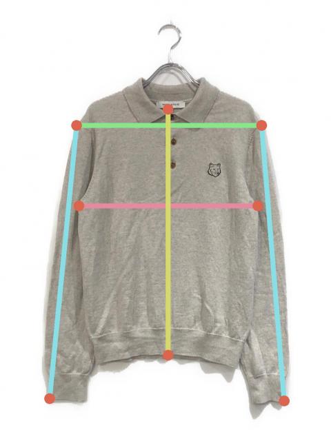 中古・古着通販】MAISON KITSUNE (メゾンキツネ) キツネワッペンニット