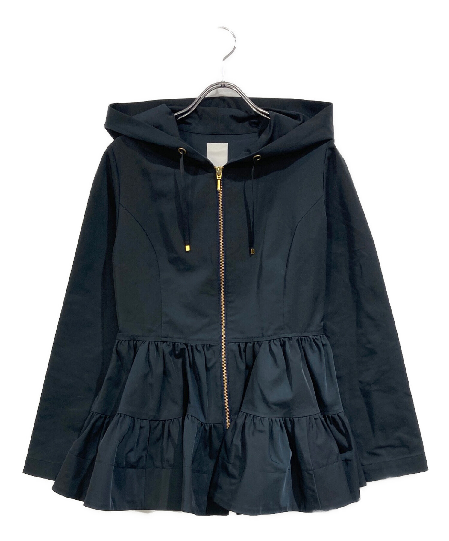 中古・古着通販】JENNE (ジェンヌ) 立体ティアードブルゾン ネイビー