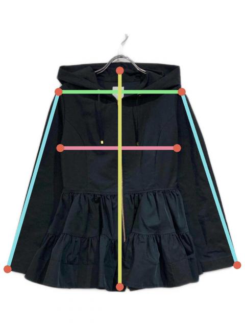 中古・古着通販】JENNE (ジェンヌ) 立体ティアードブルゾン ネイビー