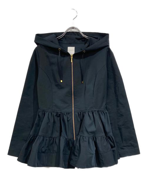 中古・古着通販】JENNE (ジェンヌ) 立体ティアードブルゾン ネイビー